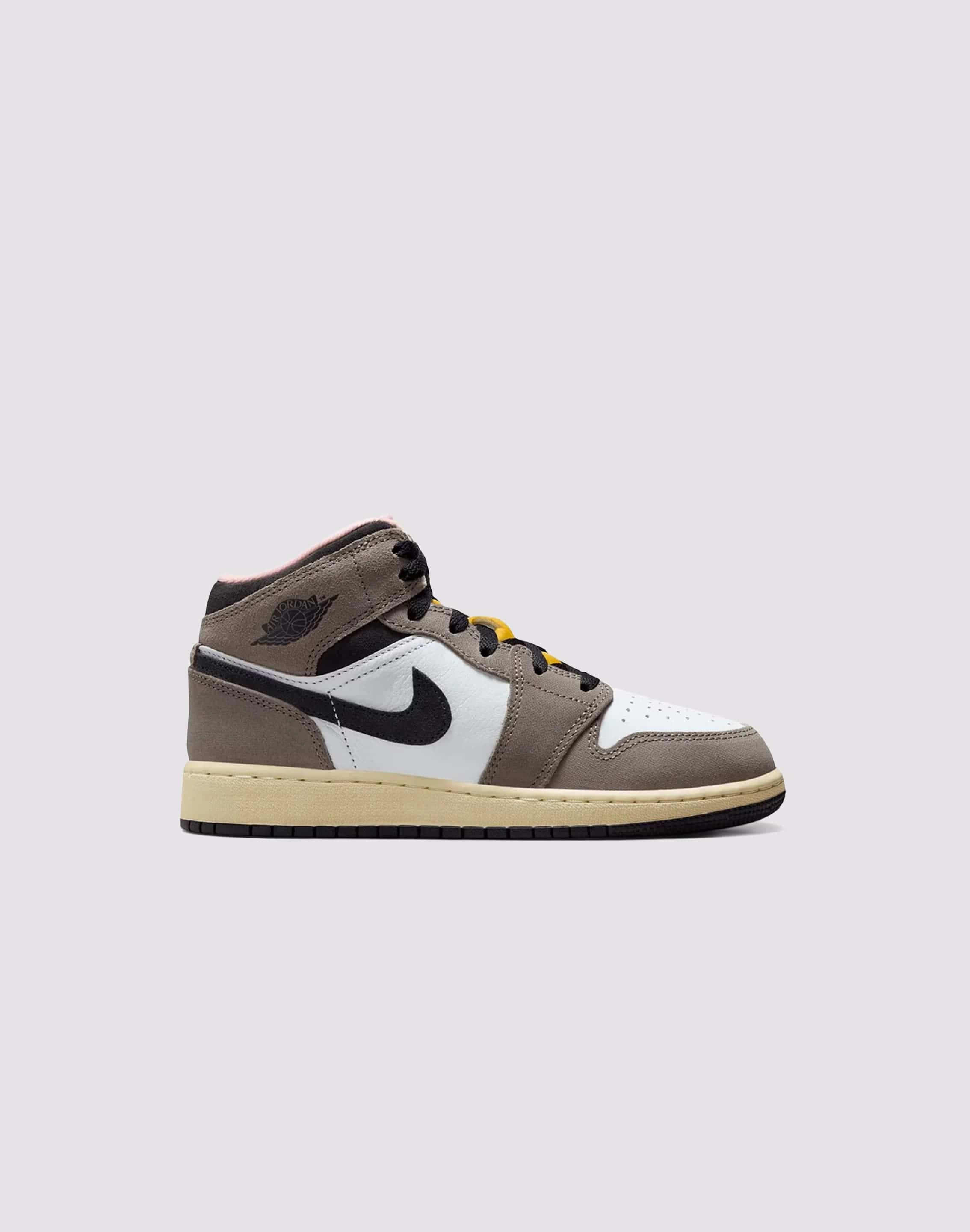 Wide Toe Box Optimized Jordan Air Jordan 1 Mid Grade-School