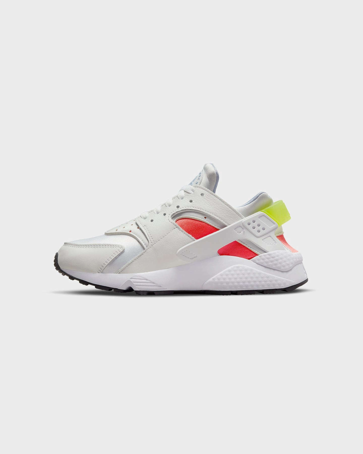 Anti Fatigue Technology Nike Women's Air Huarache White/Volt/Bright Crimson/Black