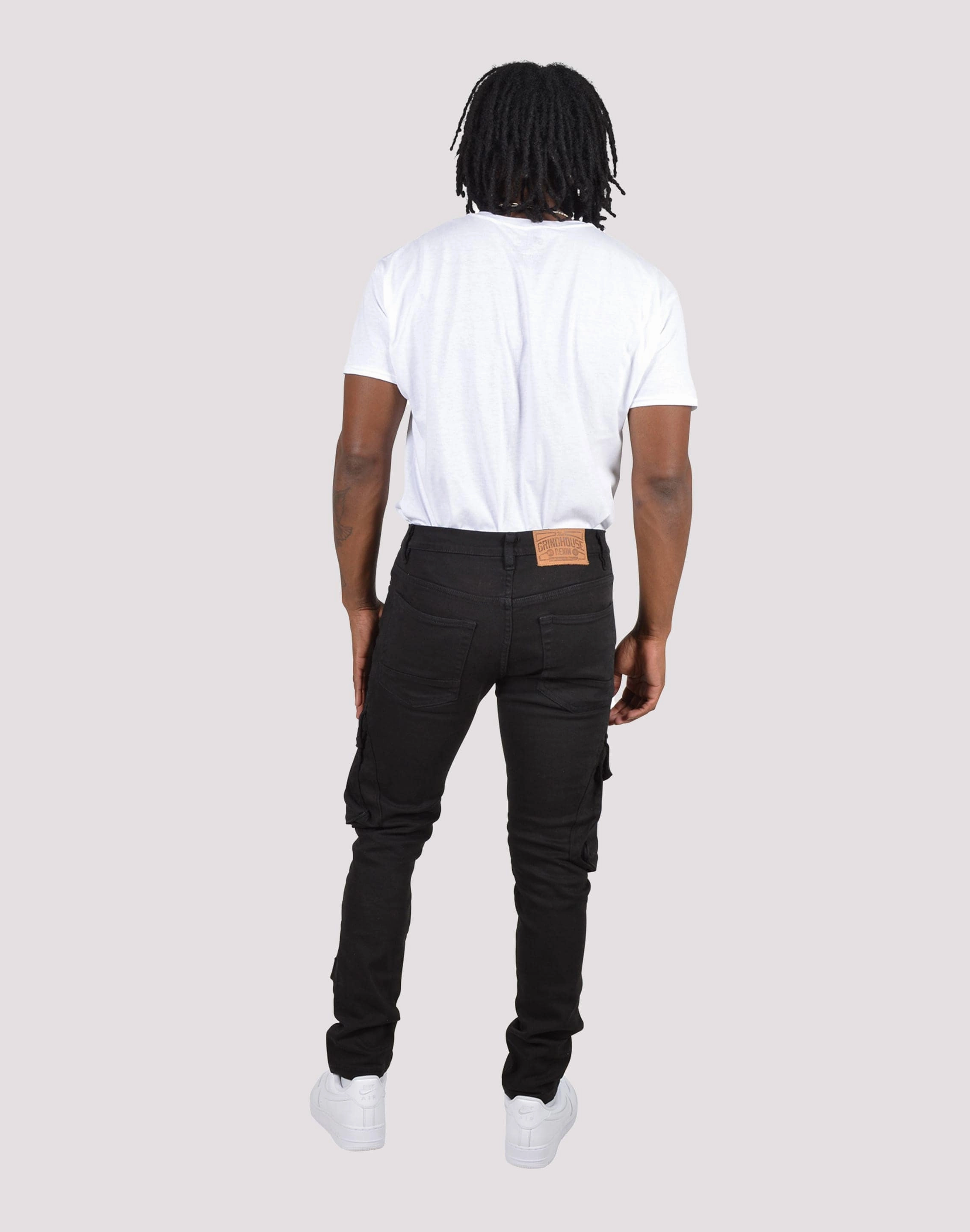 Grindhouse Side Cargo Multi Pocket Denim Jeans comfortable user therapeutic - benefit - level