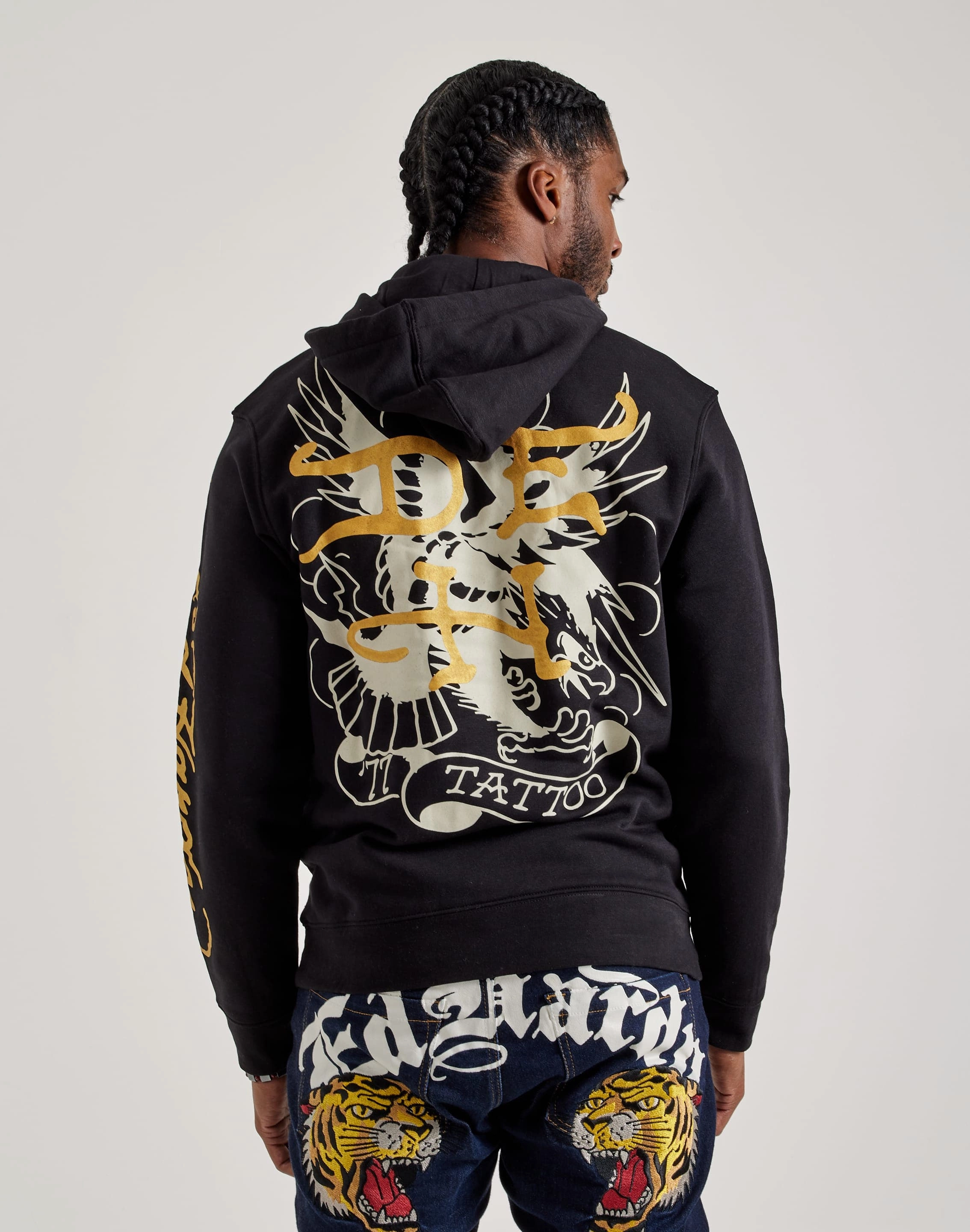 Eye - Catching Ed Hardy Fire Skull Hoodie