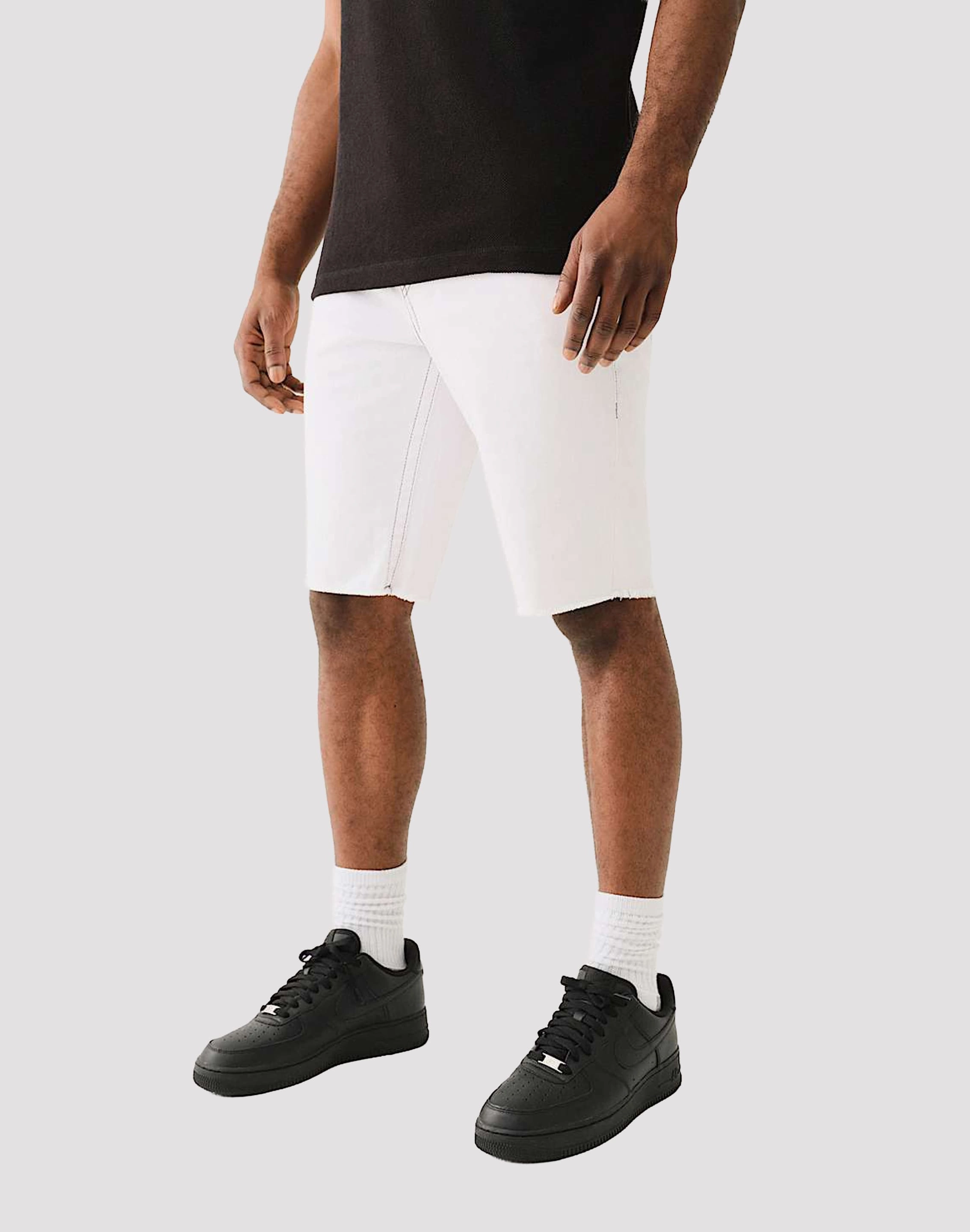 Glam shock absorption walkers True Religion Ricky Frayed Flap Shorts