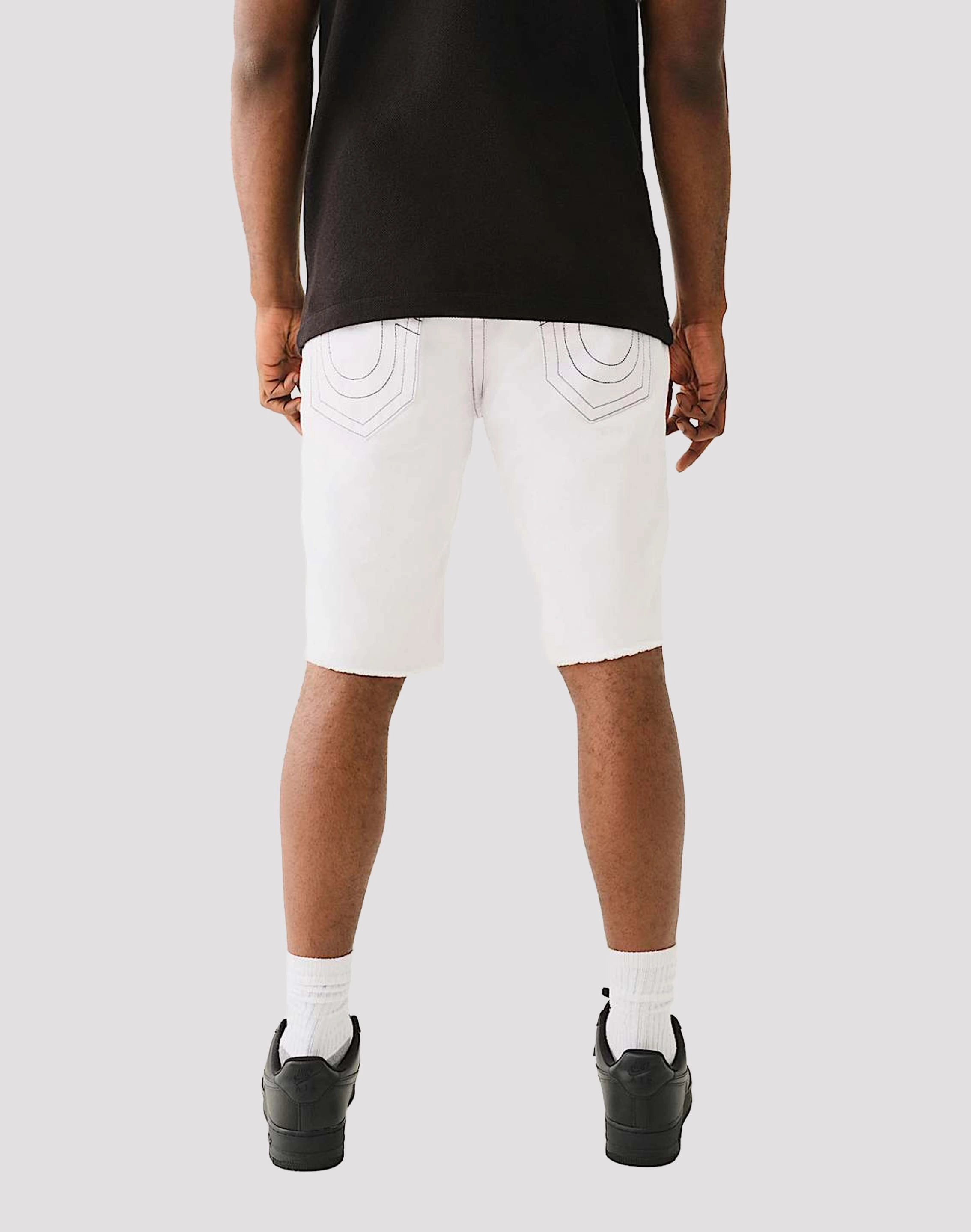 Impact Diffusing Midsole True Religion Ricky Frayed Flap Shorts