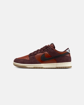 Nike Dunk Low Retro SE Mars Stone/Black-Burgundy Crush Smooth Finish All-day Comfort Shoes
