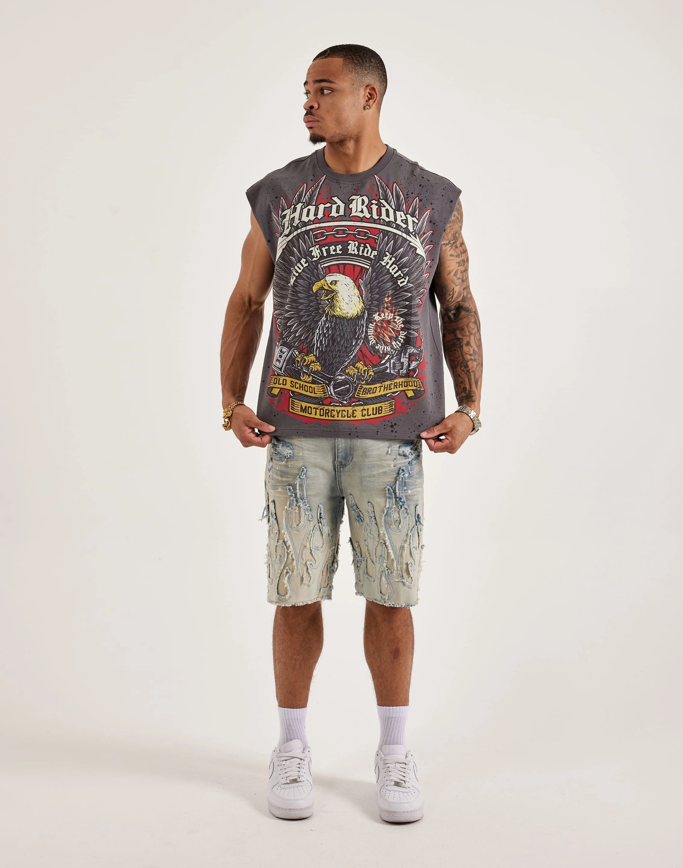 Excellent Civilized Hard Rider Muscle Tee