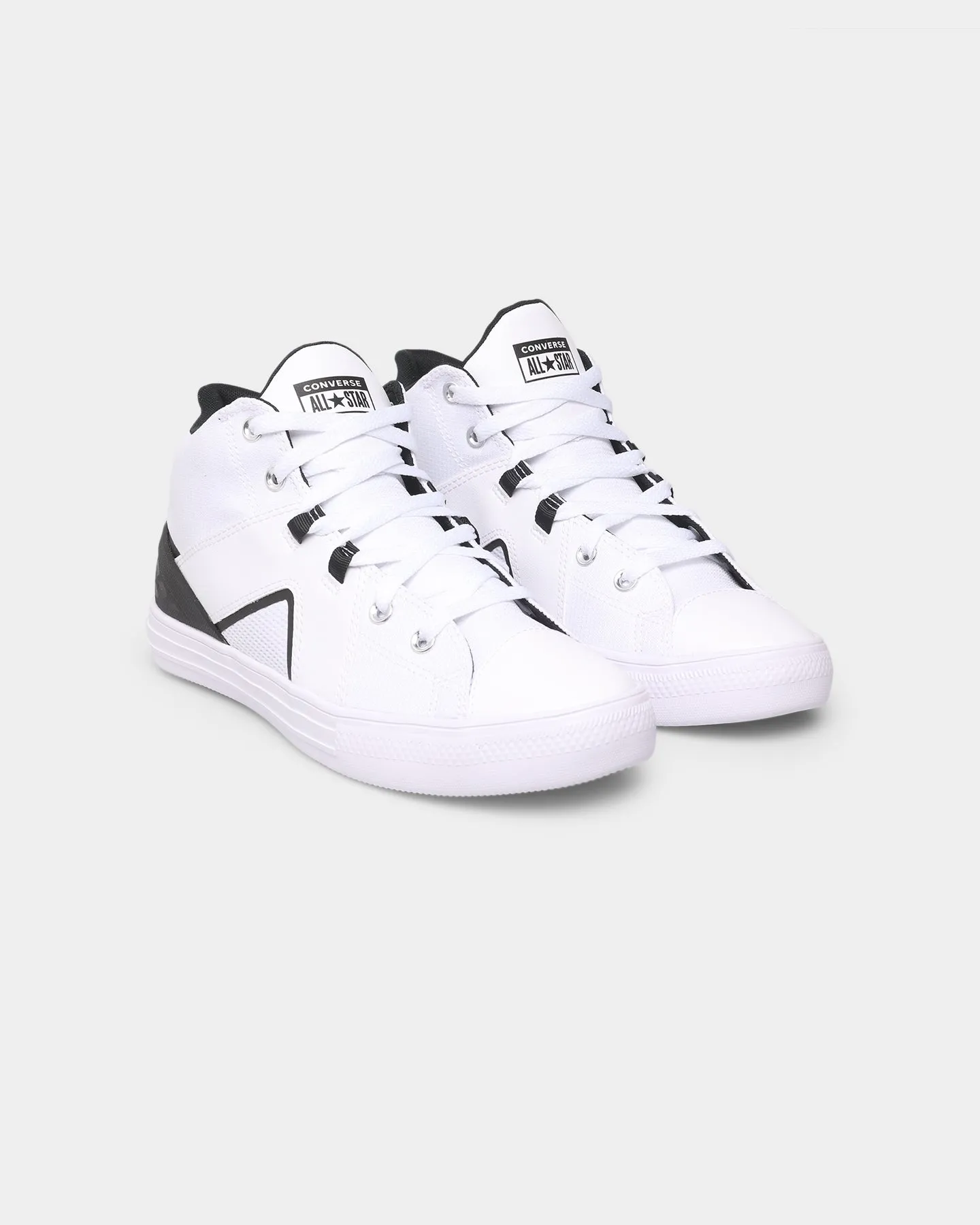 Converse Chuck Taylor All Star Flux Ultra Mid White/Black/White toe - box Arch Reinforcement