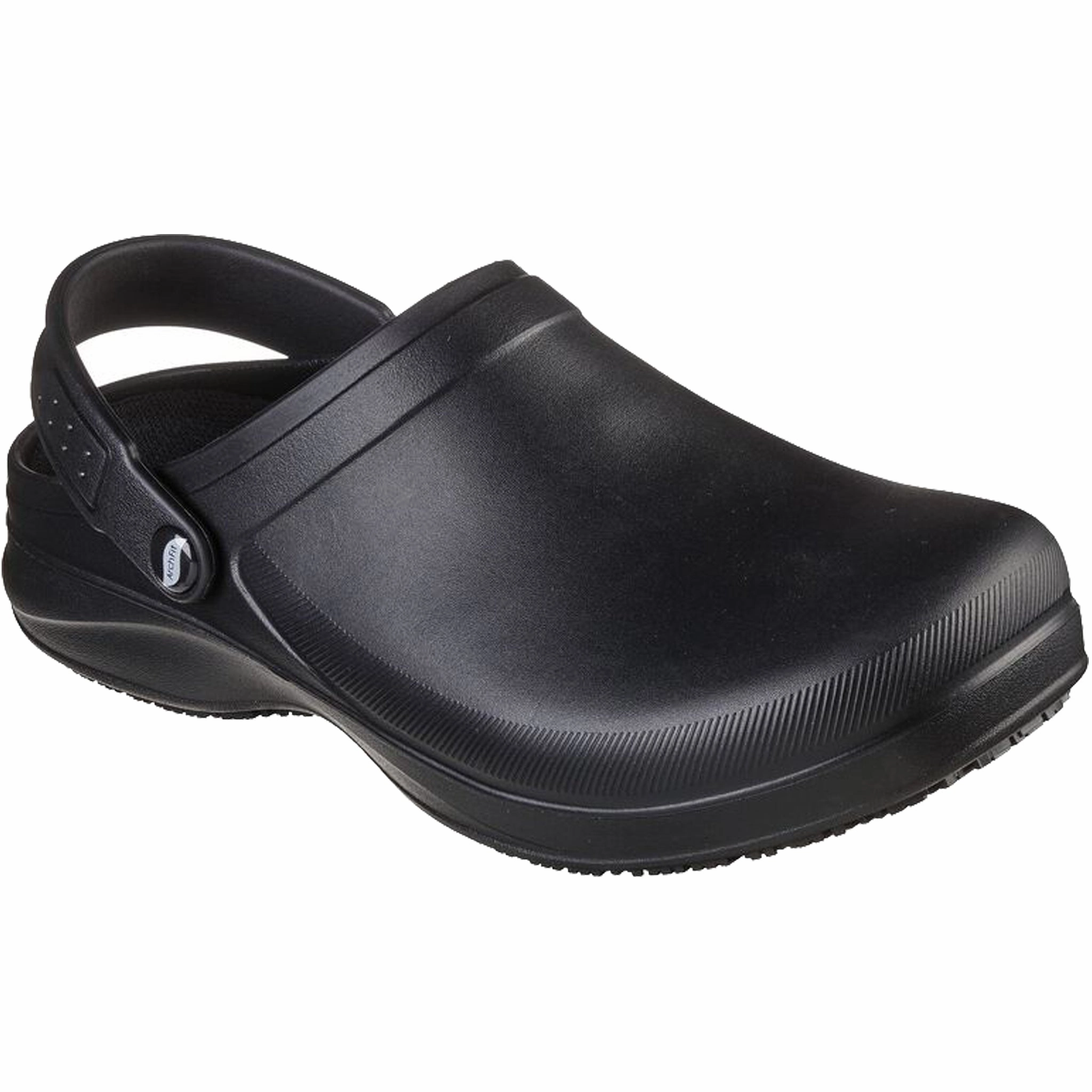 Skechers Men's 200092 Arch Fit Riverbound Slip Resistant Work Shoes Clogs Black Bold Color Scheme