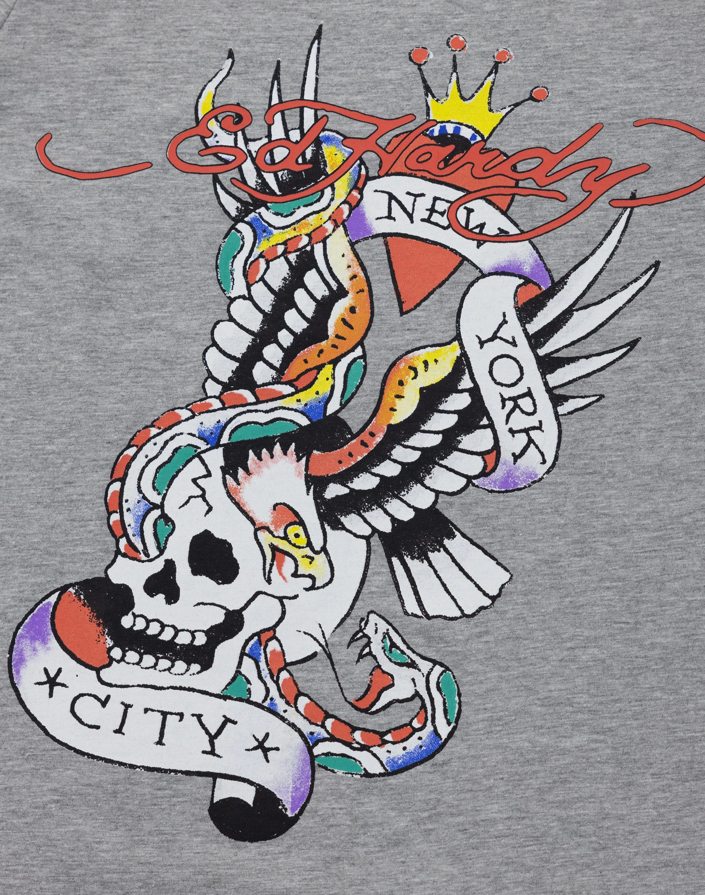 Ed Hardy New York City Tee Grade-School Trend-setting comfort Sustainable Manufacturing