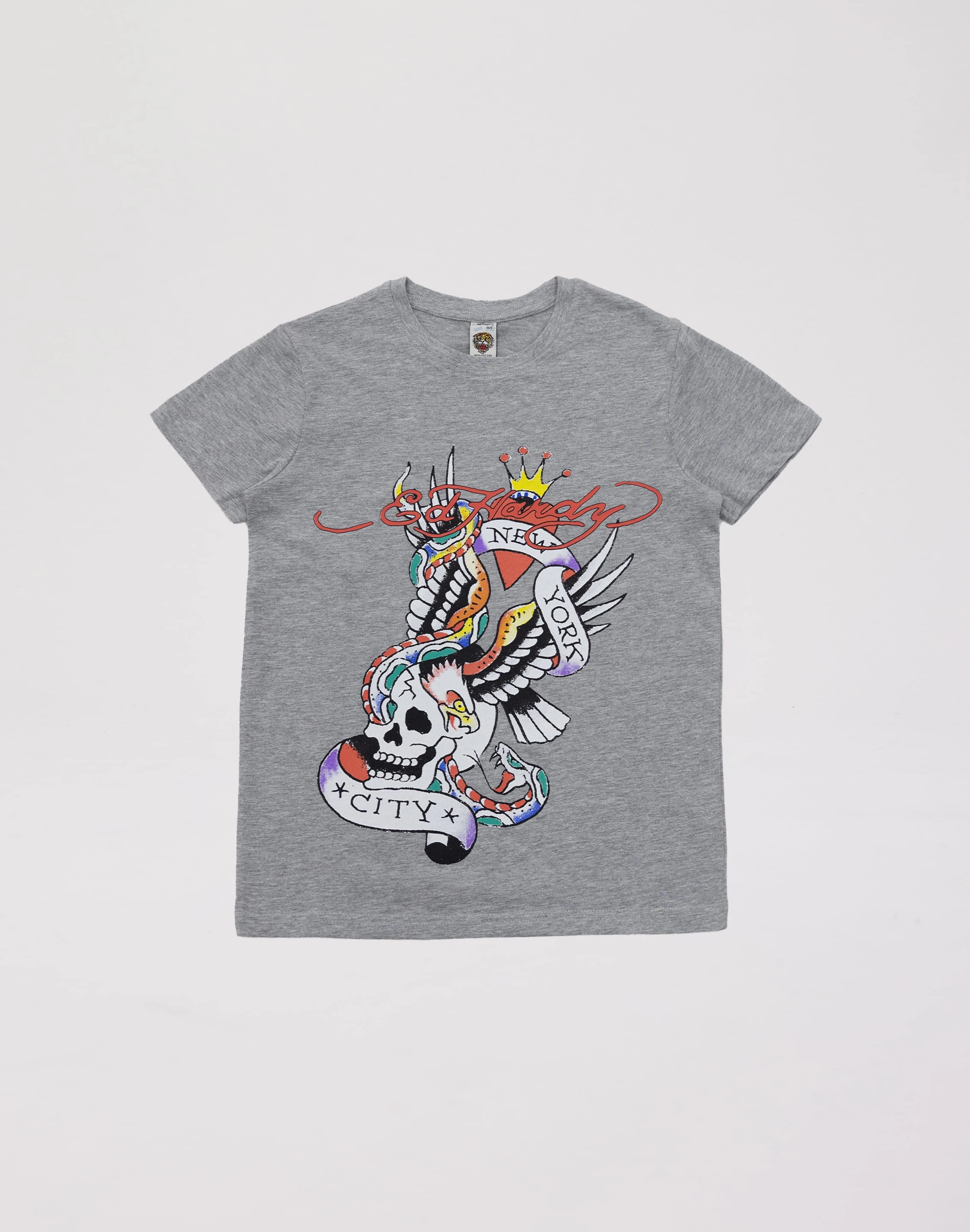 Ed Hardy New York City Tee Grade-School Traction Grip Technology