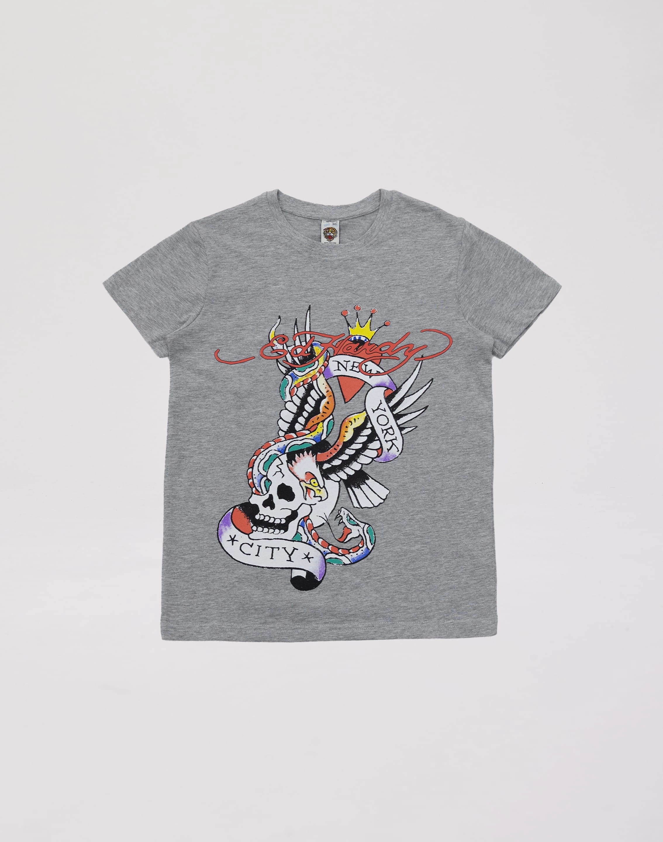Ed Hardy New York City Tee Grade-School heel - cup