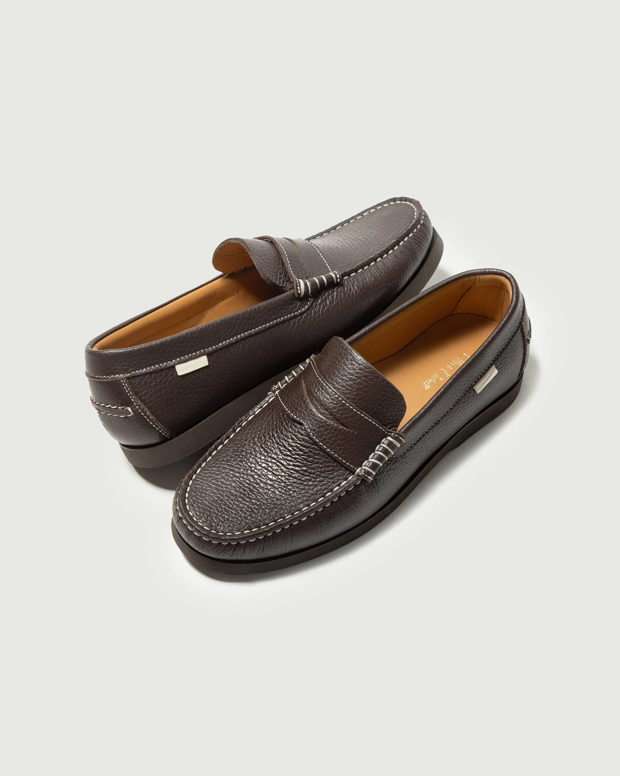 Penny Loafer | Chocolate premium design Hand-Burnished