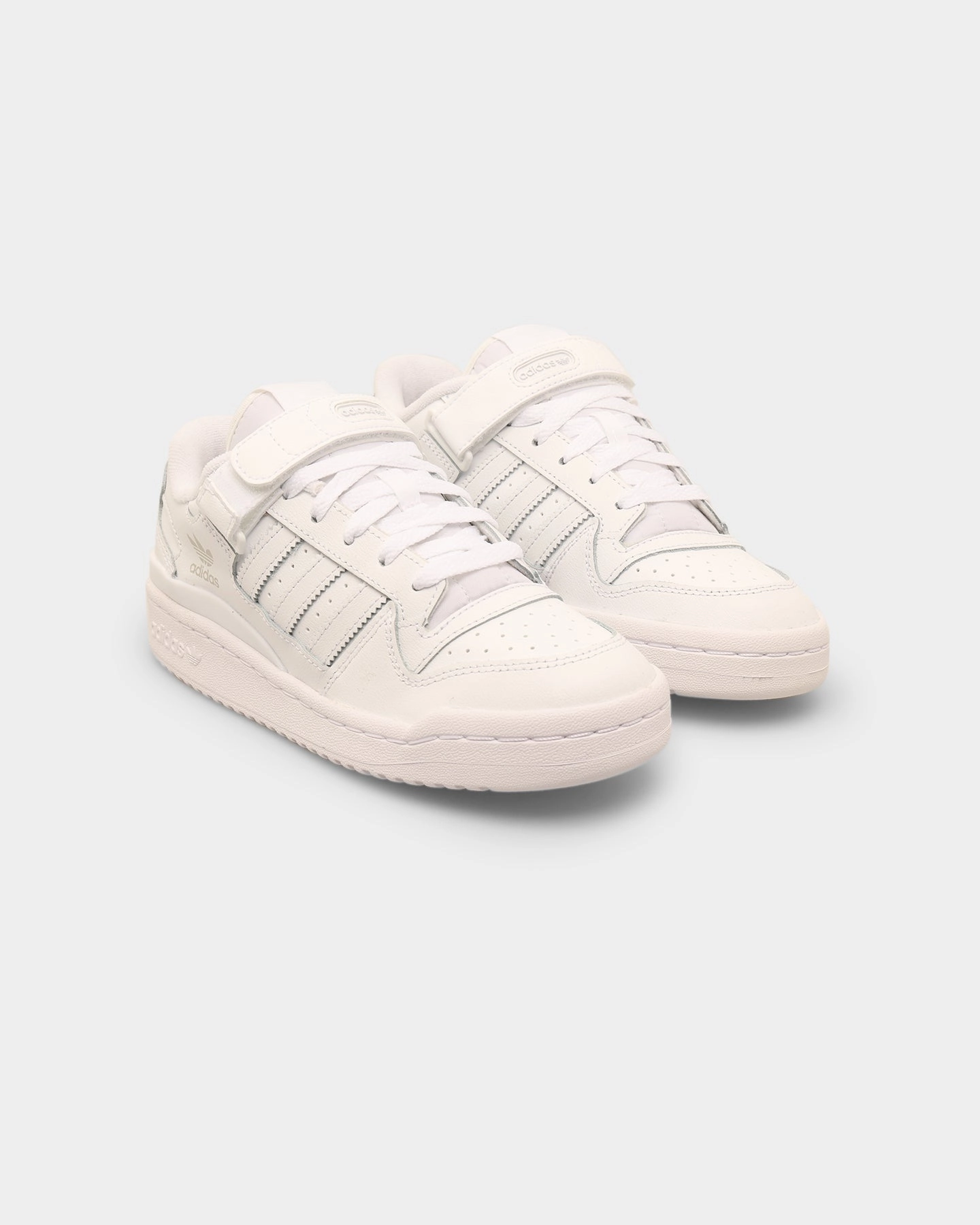 SyntheticUpper Adidas Kids' Forum Low J (GS) Ftwr White/Ftwr