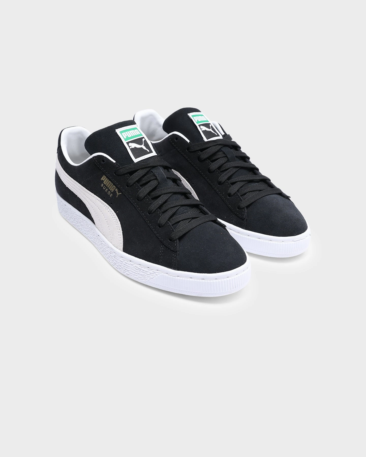 Puma Suede Classic XXI Black/White most travel Bacterial Inhibition Treatment