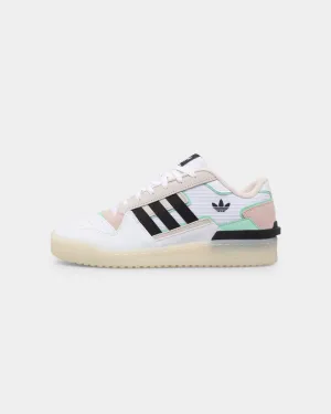 Adidas Forum Exhibit Low 2 Footwear White/Core Black Double Stitched Seams cold - weather