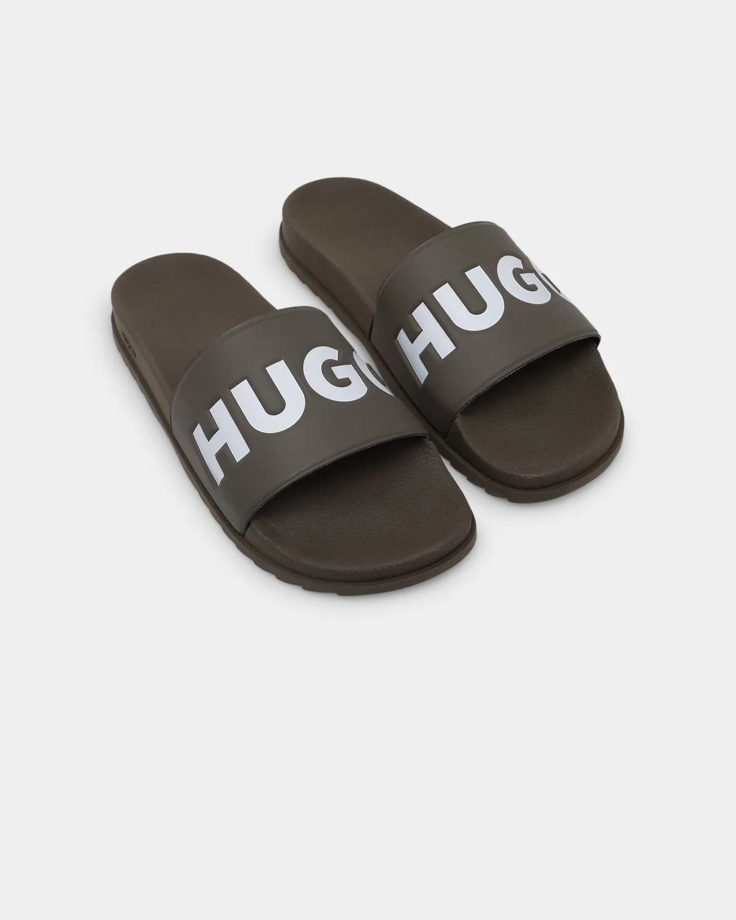 Hugo Boss Match It Slides Dark Green triathletes' endurance