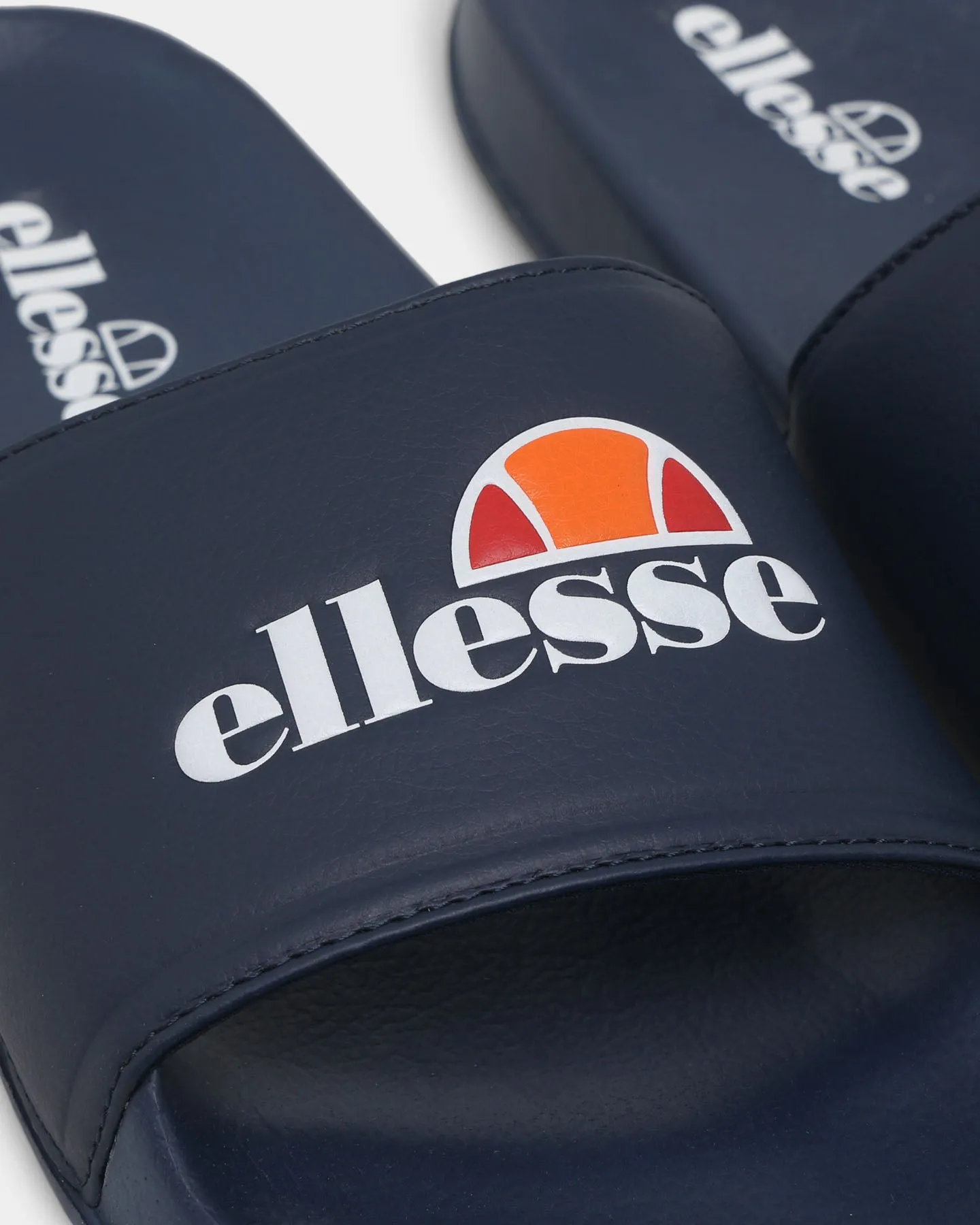 Ellese Filippo Slide Navy perforated design