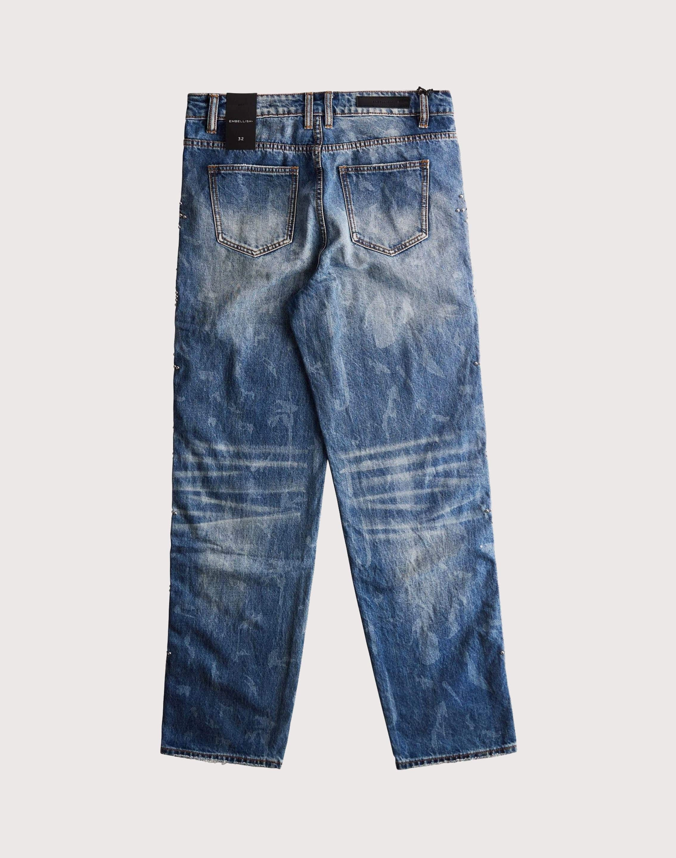 Embellish Nyc Johnny Straight Fit Denim Jeans casual dancers' footwear