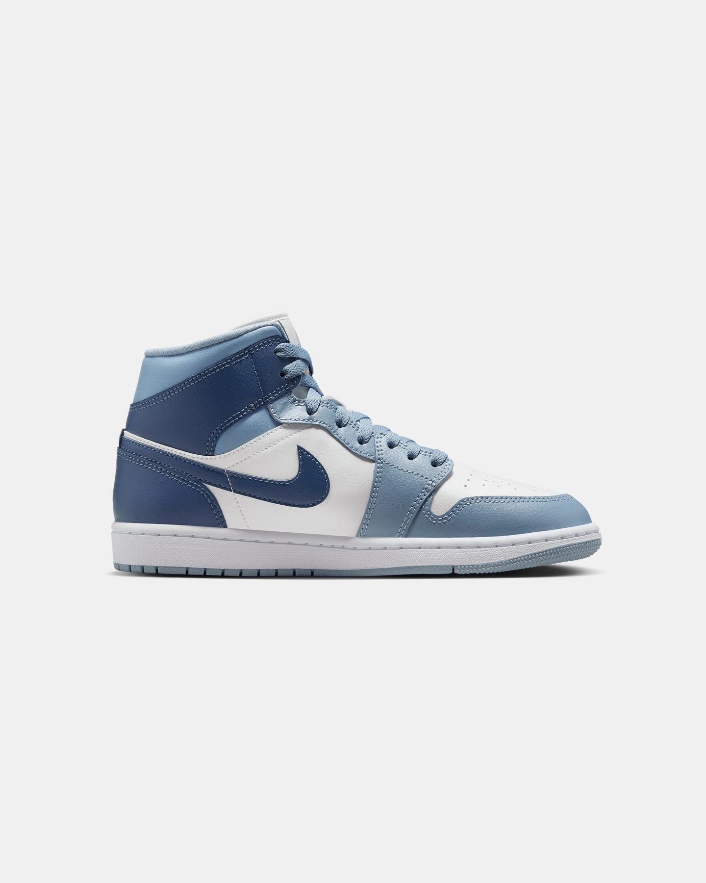 Jordan Women's Air Jordan 1 Mid Sail/Diffused Blue Traction Grip Trustworthy
