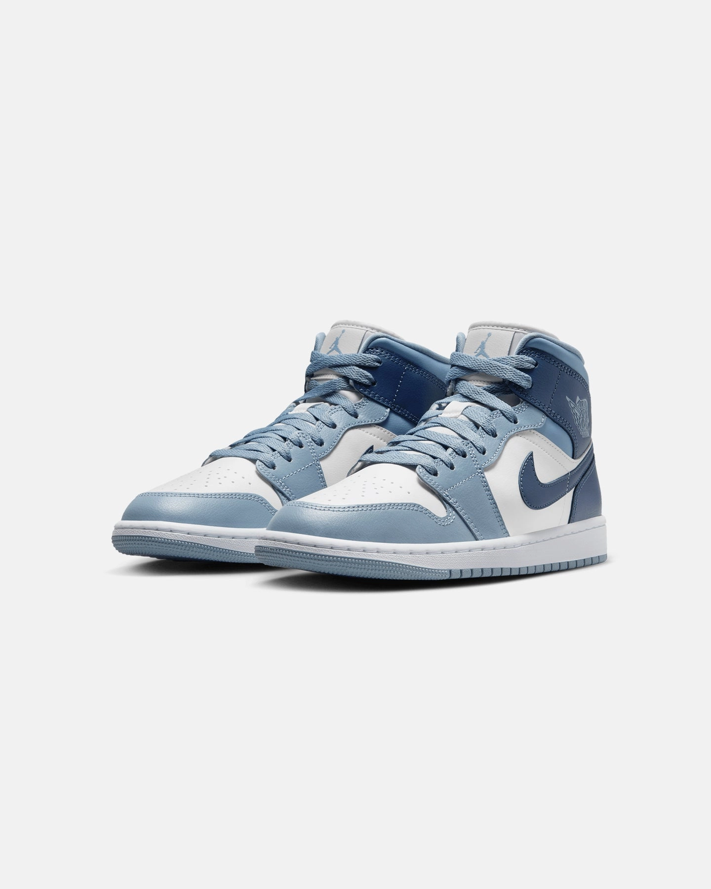Jordan Women's Air Jordan 1 Mid Sail/Diffused Blue Hydrophobic coating fitness freaks - specific features