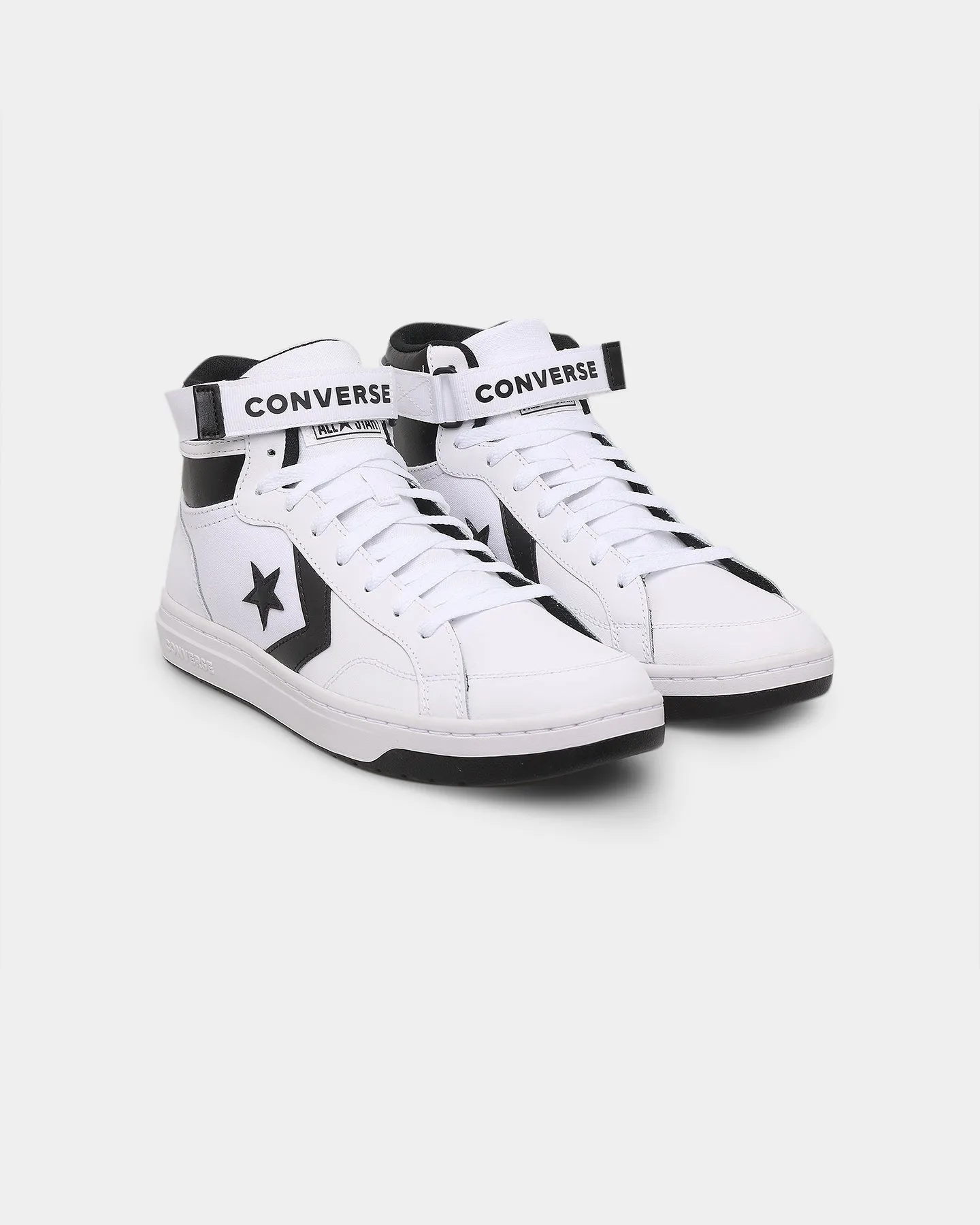 Charming Converse Pro Blaze 2 Mid White/Black/White