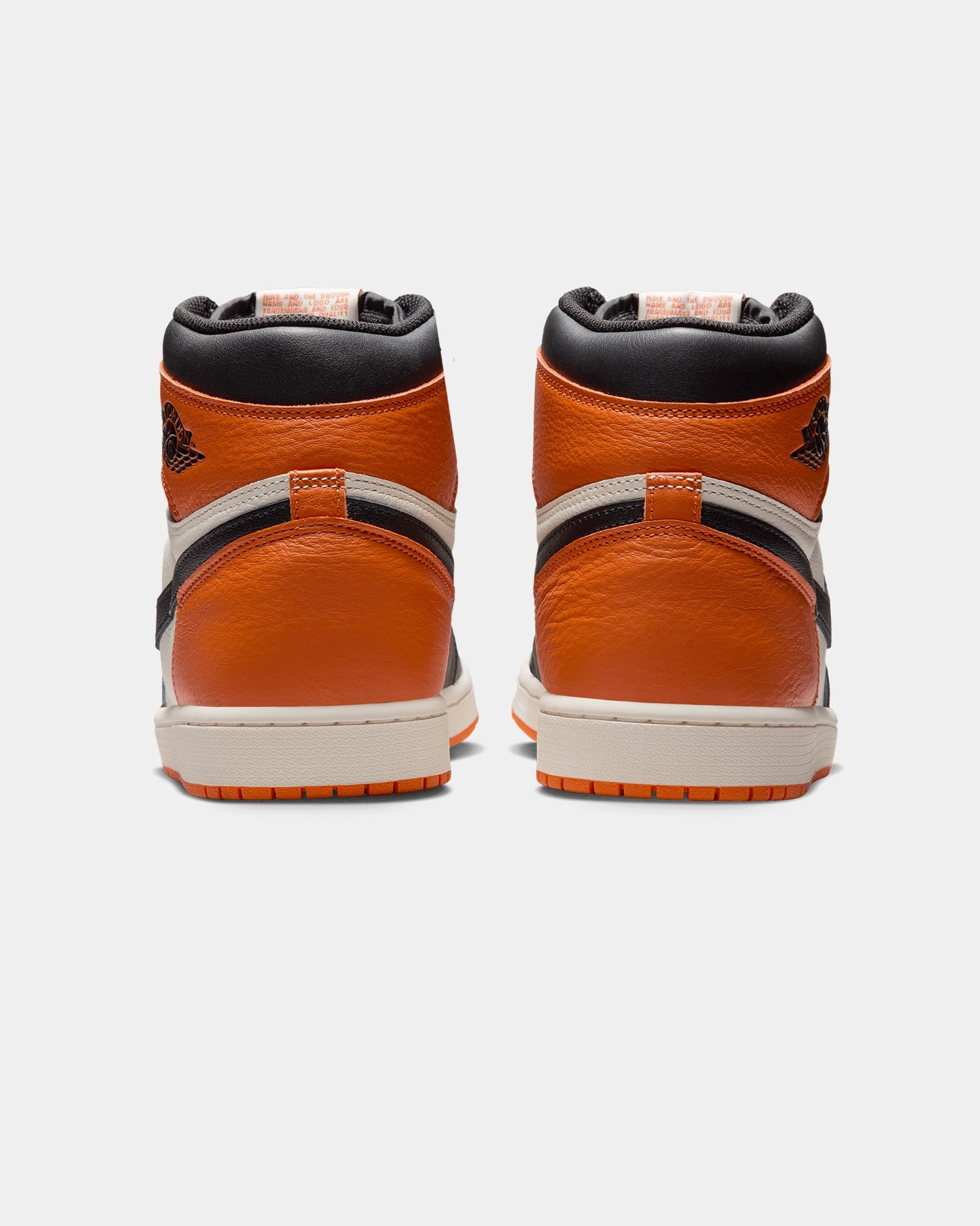 Jordan Air Jordan 1 Retro High OG "Shattered Backboard"Black/Black-Sail/Starfish Strategic Cushion Pods Comfortable Sling