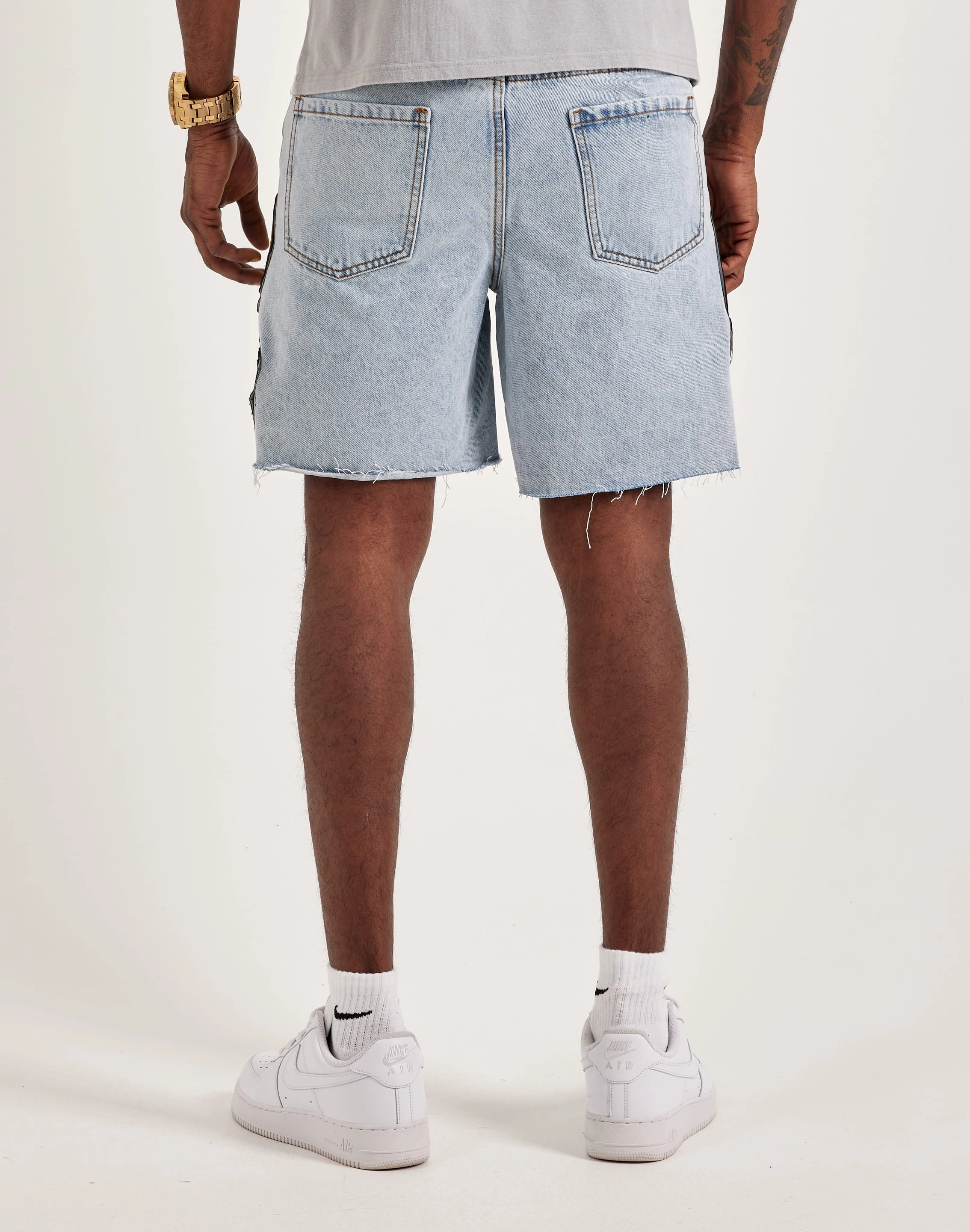 Multidirectional Flex Channels EPTM Trippy Denim Shorts
