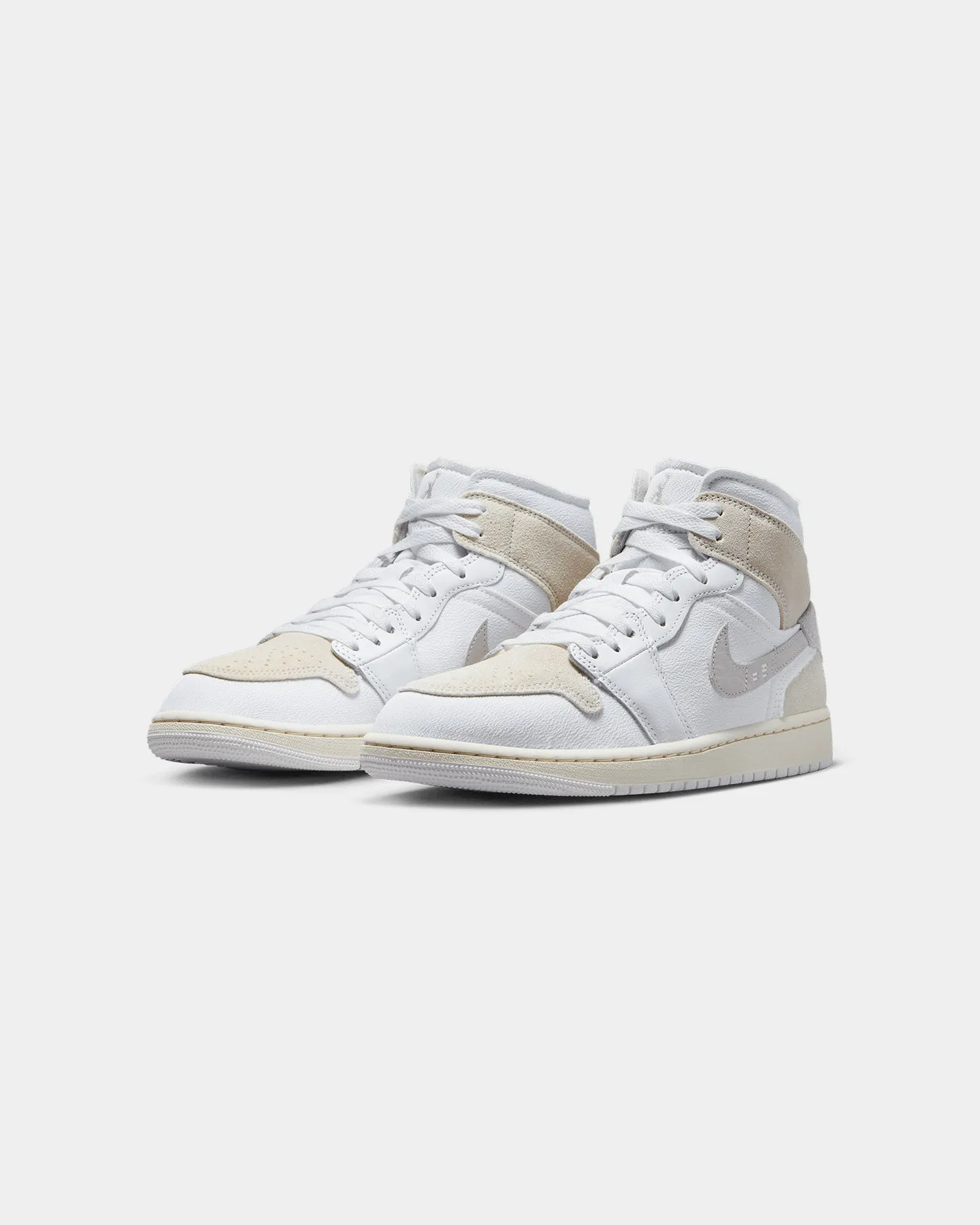 least luxurious Vegan Leather Jordan Air Jordan 1 Mid SE Craft "Light Orewood Brown" White/Light Orewood Brown