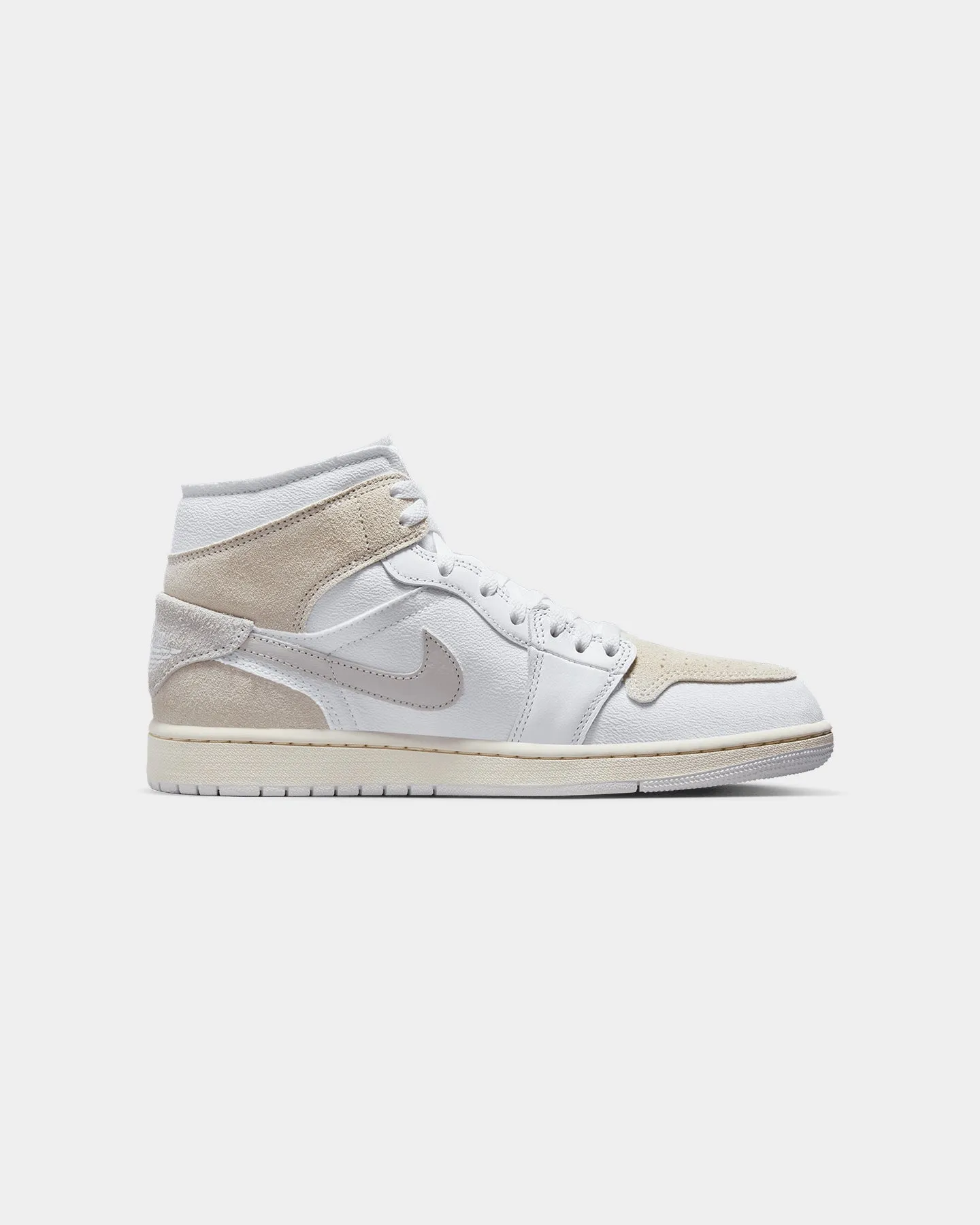 office - specific functions athletic men's performance Jordan Air Jordan 1 Mid SE Craft "Light Orewood Brown" White/Light Orewood Brown