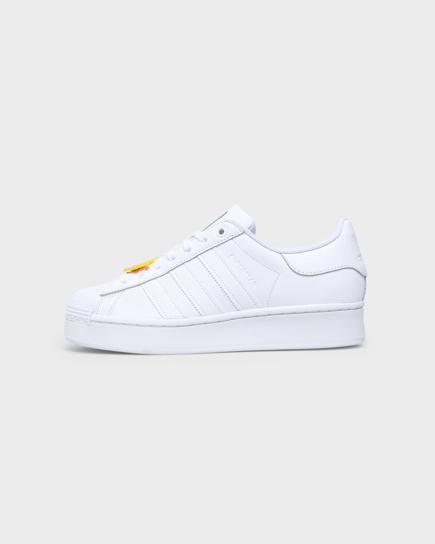 Adidas Women's Superstar Bold Cloud White/Cloud White/Matte Gold Soft foam padding
