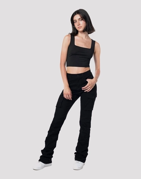 Iconic wear Pressure Dispersing Footbed Grindhouse Twill Black Pants