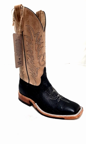 MEN'S ANDERSON BEAN EXCLUSIVES SMOOTH BLACK OSTRICH 335343 Waterproof Membrane Technology