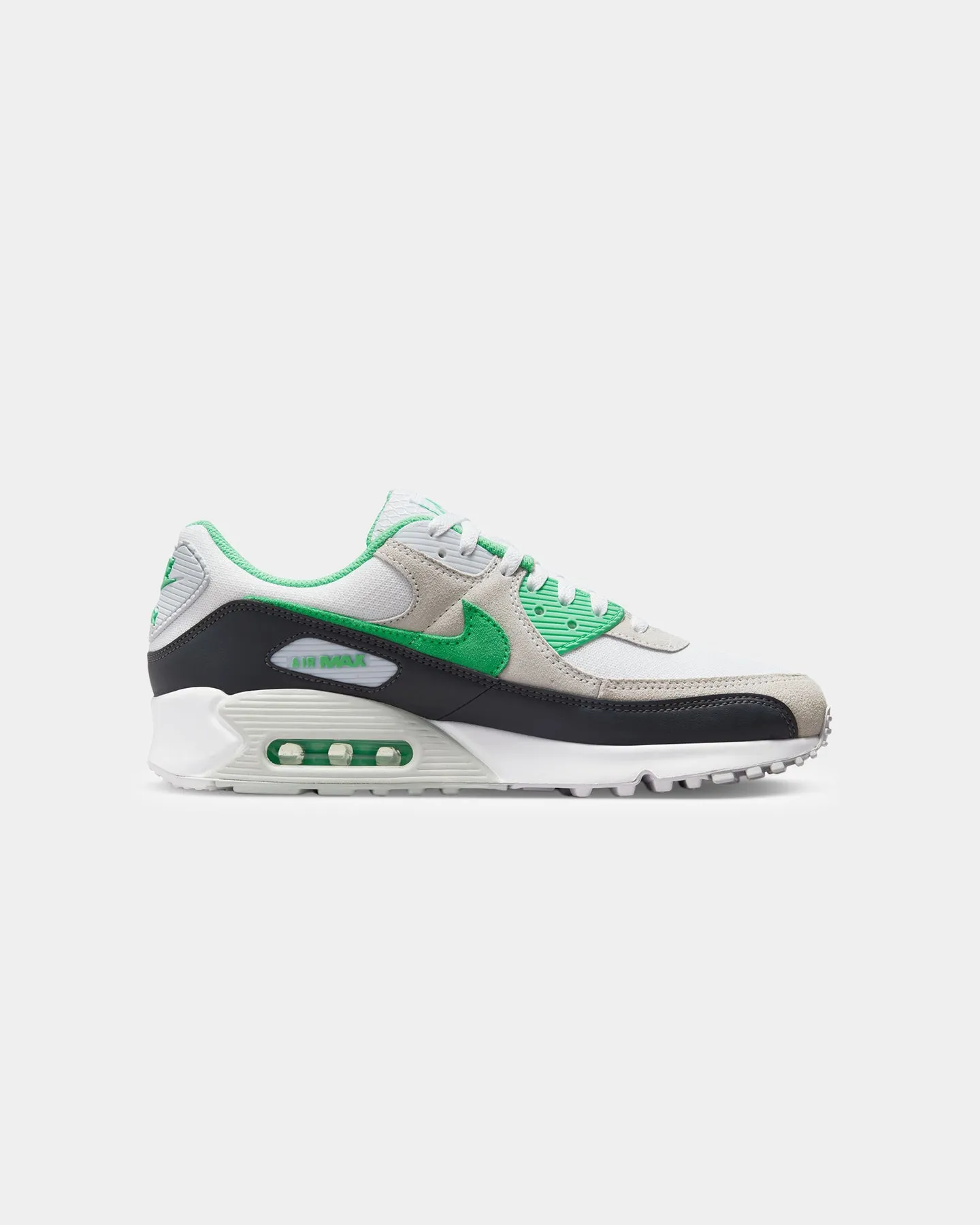 Nike Air Max 90 White/Spring Green Non - Slip Impact Resistant Cushion