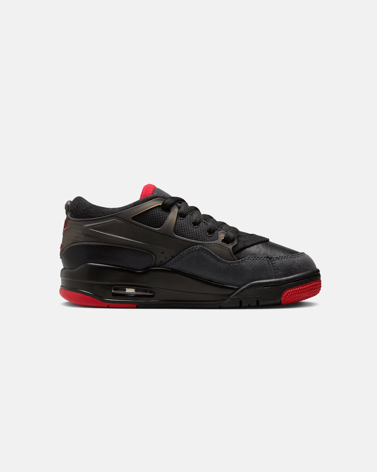 Jordan Kids' Air Jordan 4 RM (GS) Black/Varisty Red extra-large Impact Dispersal Geometry