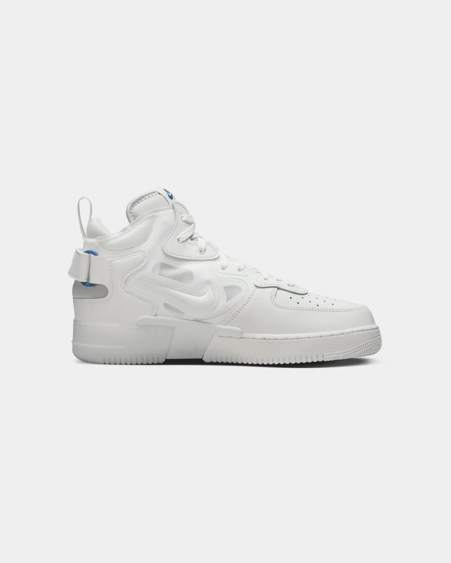 Nike Air Force 1 Mid React Summit White least cushioned