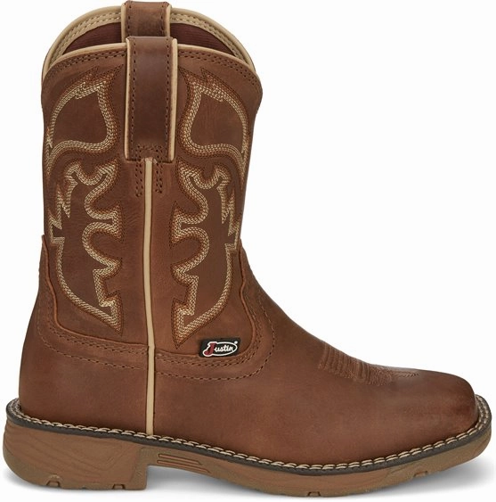 RUSH JUNIOR KIDS JUSTIN WESTERN BOOTS JK4330 Waterproof Adventure Seeker