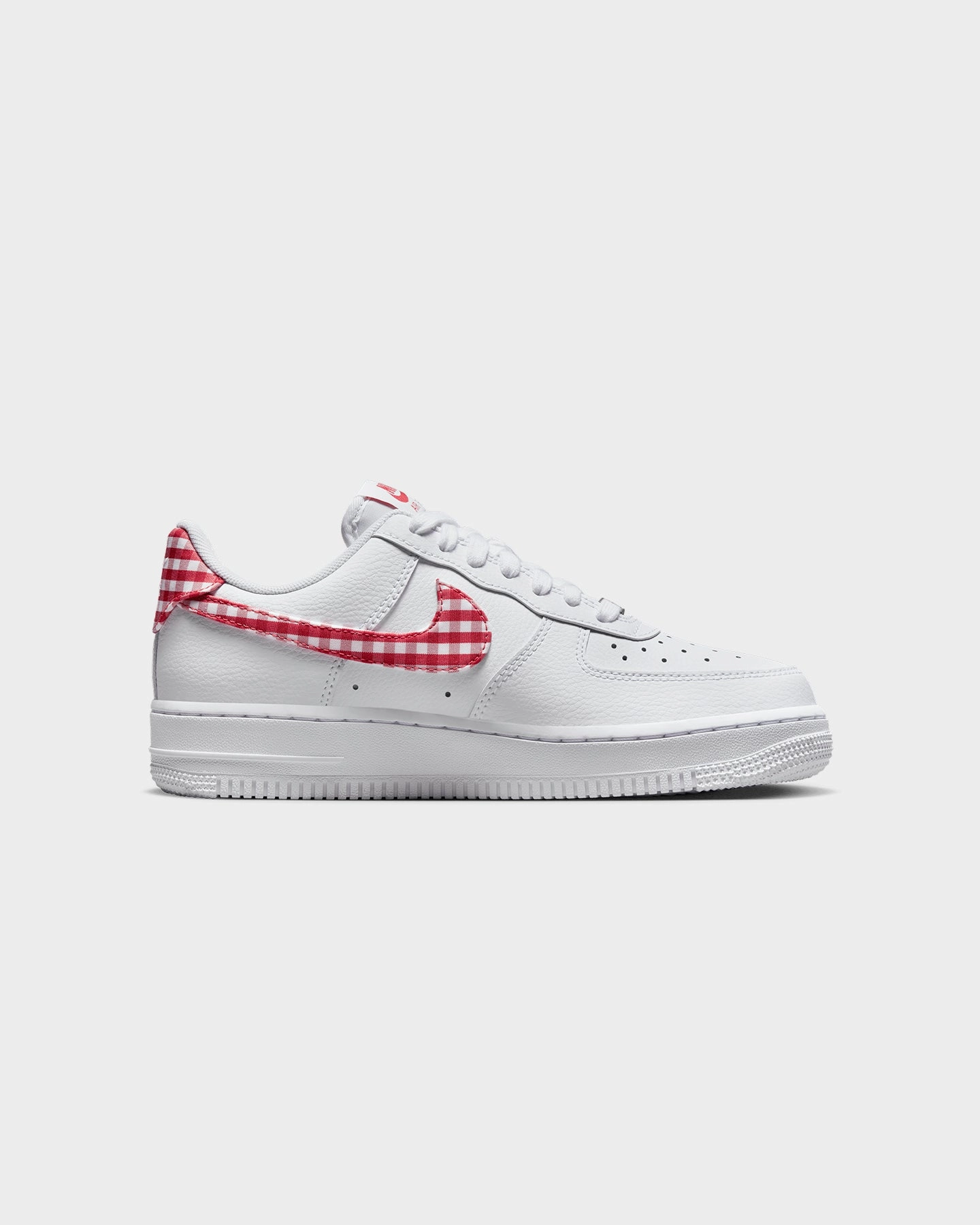 weakest Casual grip Nike Women's Air Force 1 '07 "Gingham Plaid" White/Mystic Red