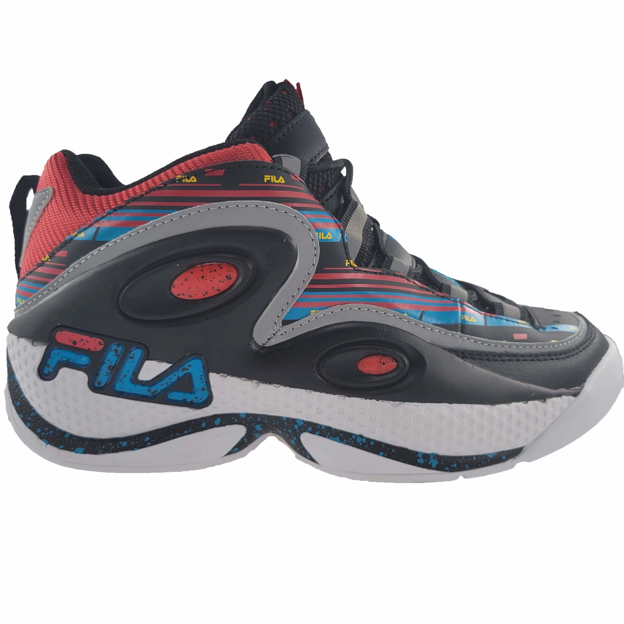 Foam Wrap Shock-absorbent arch Fila Men's 1BM01289-027 Grant Hill 3 Athletic Basketball Shoes