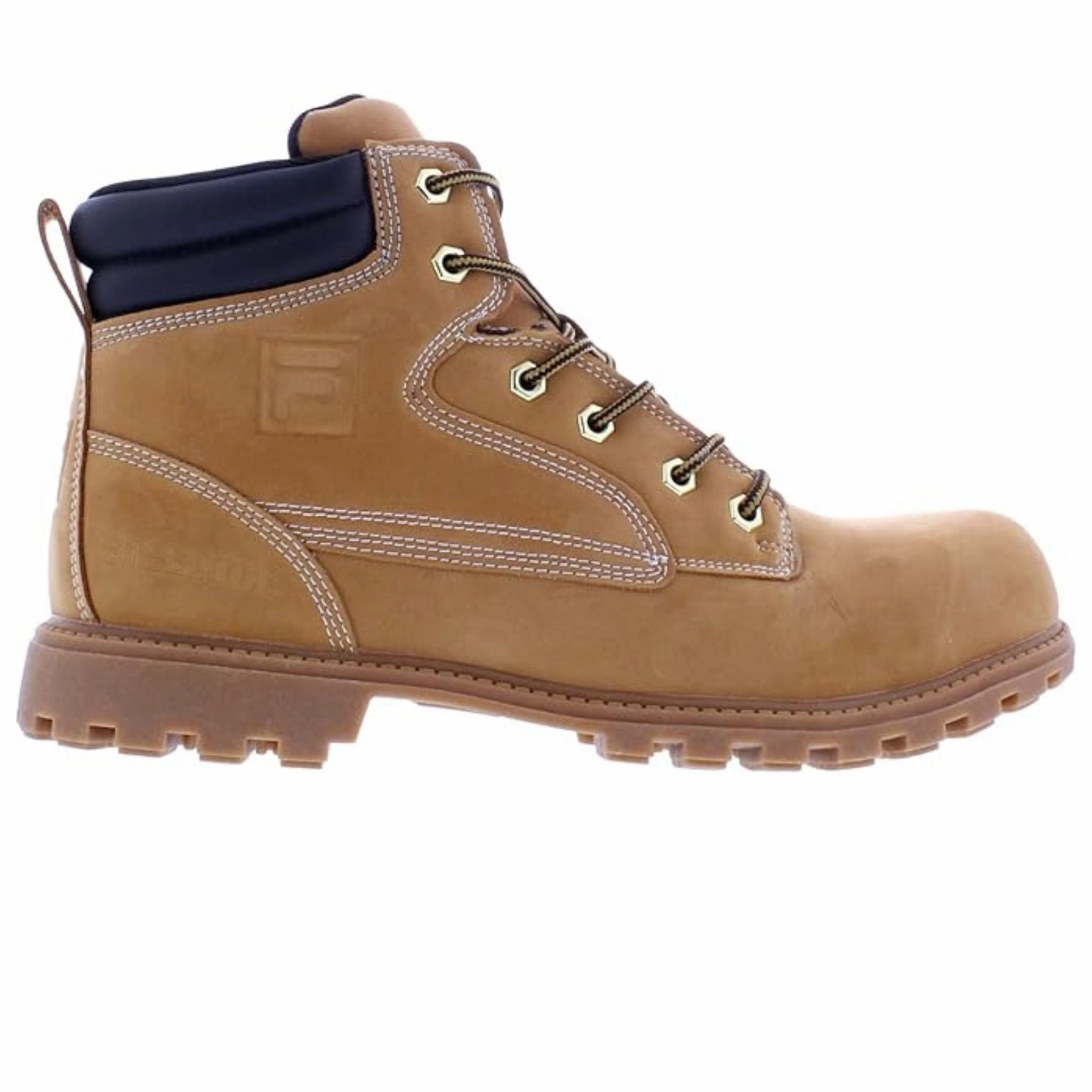 Fila Men's 1LM00982 248 Landing Steel ST  Wheat Espresso Gum Work Shoes Timeless Chic Chic Design