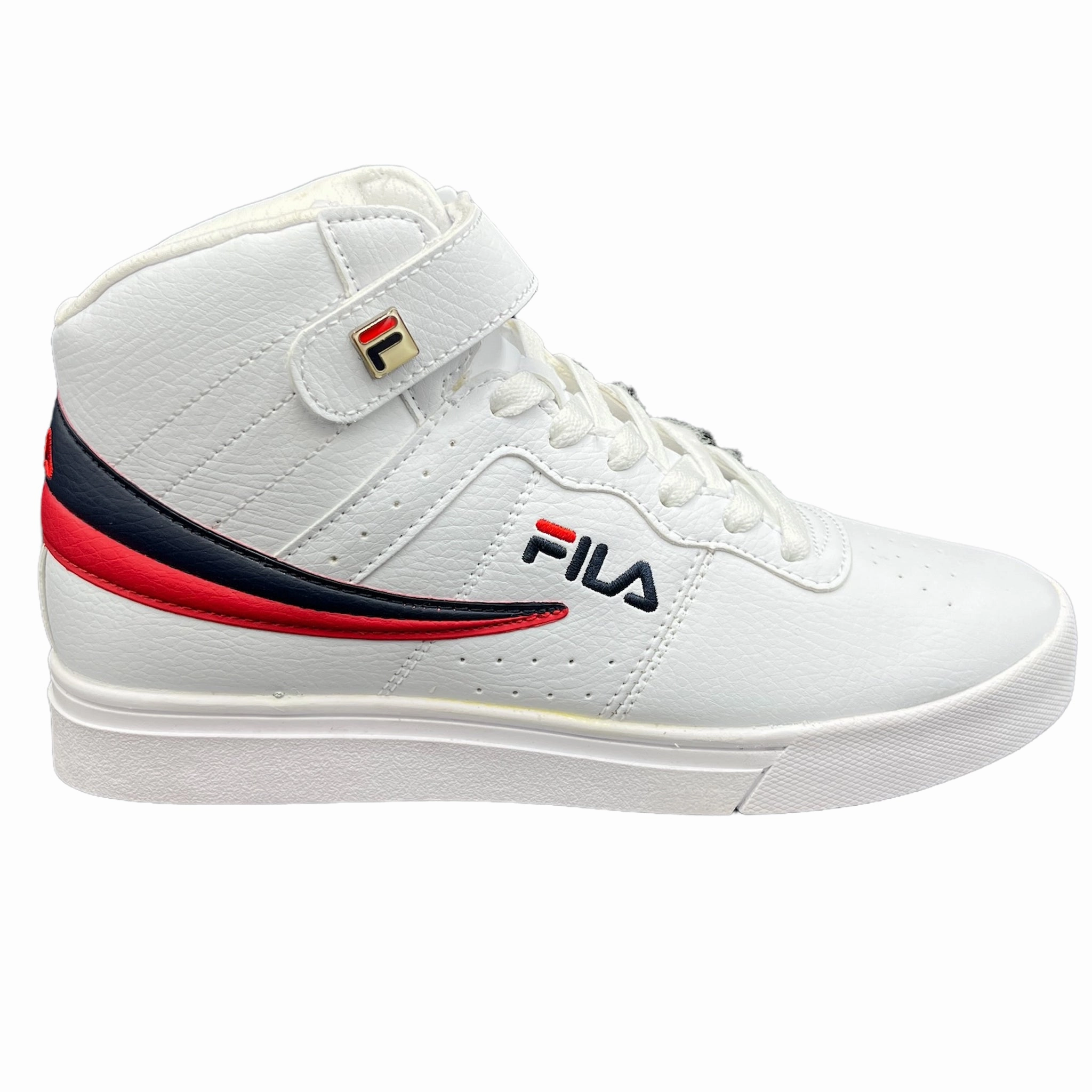 Stable Feel Fila Men's Vulc 13 Mid White Navy Red Casual Shoes 1SC60526-150