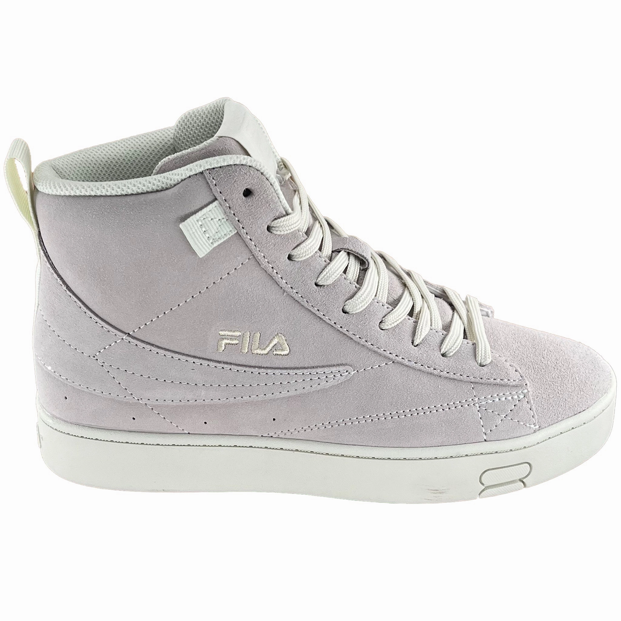Ankle Support Design Fila Women's  5CM01633-100 Gennaio Gardenia Grey Nubuck Casual Shoes
