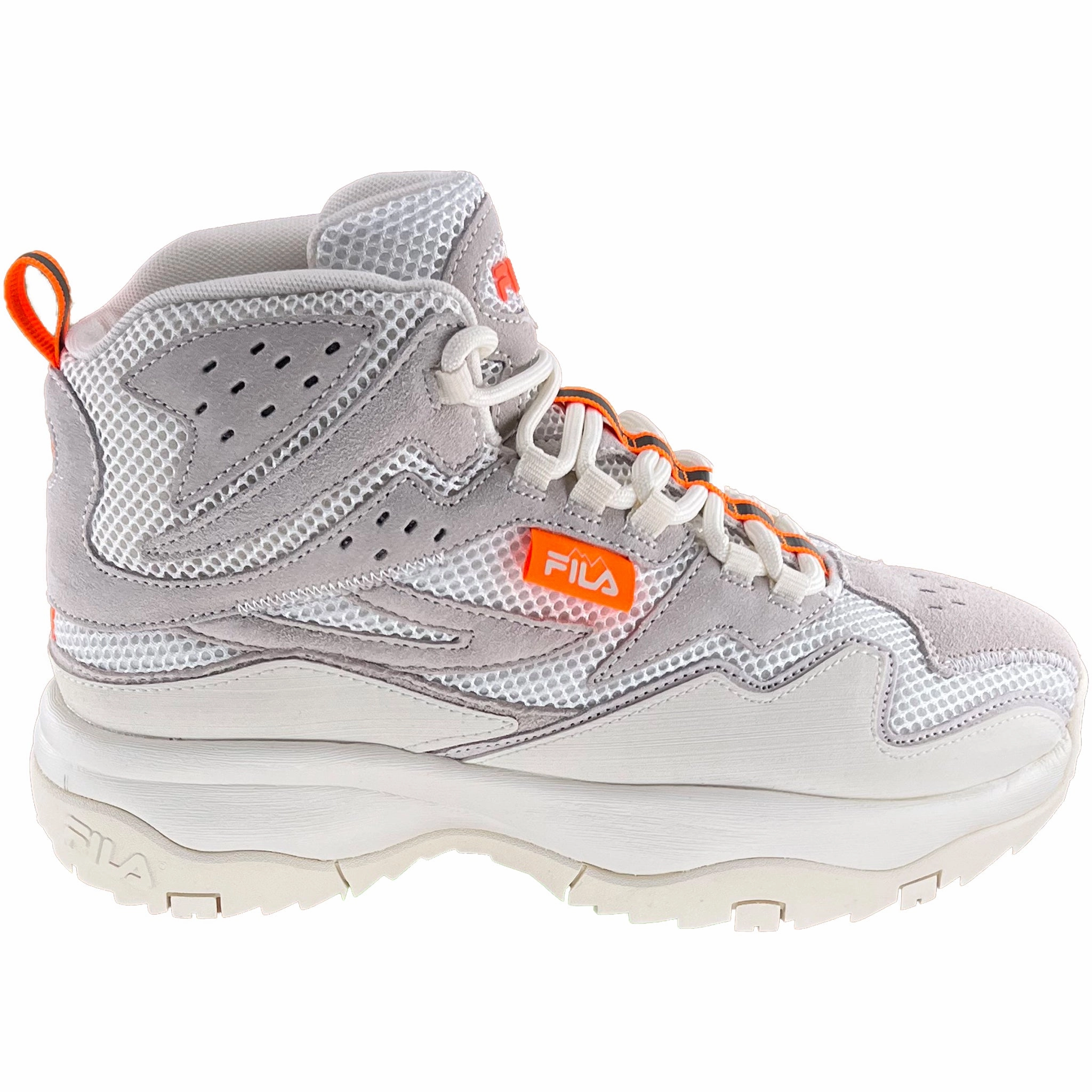 Comfort Synthetic Fila Women's Ranger Boots Casual Sneaker Boot Cream Orange 5HM01097-129