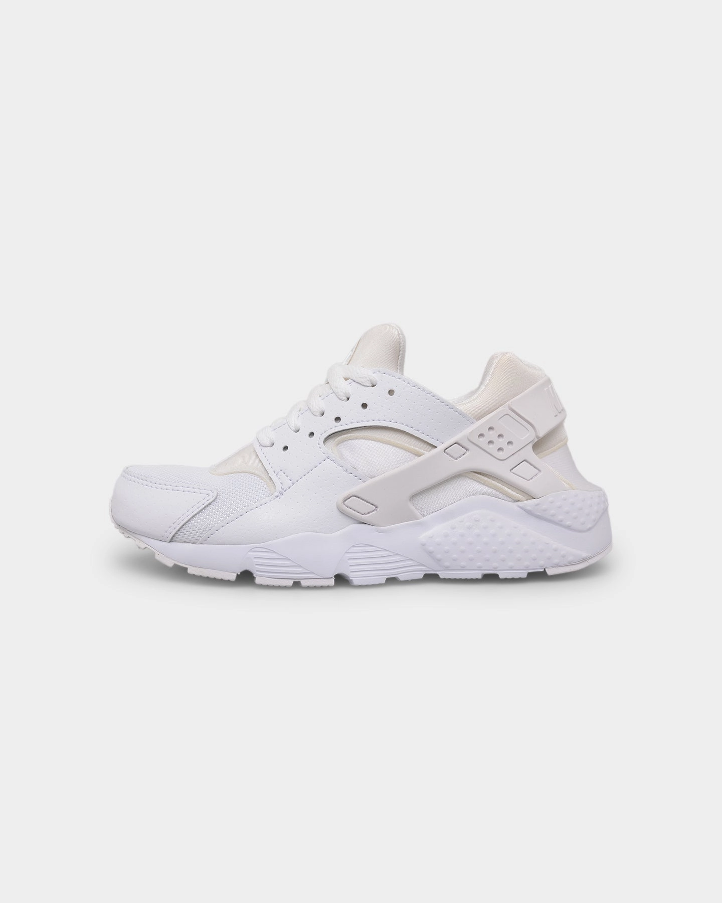 Quick Dry Interior Comfortable Design Nike Kids' Huarache Run (GS) White/White
