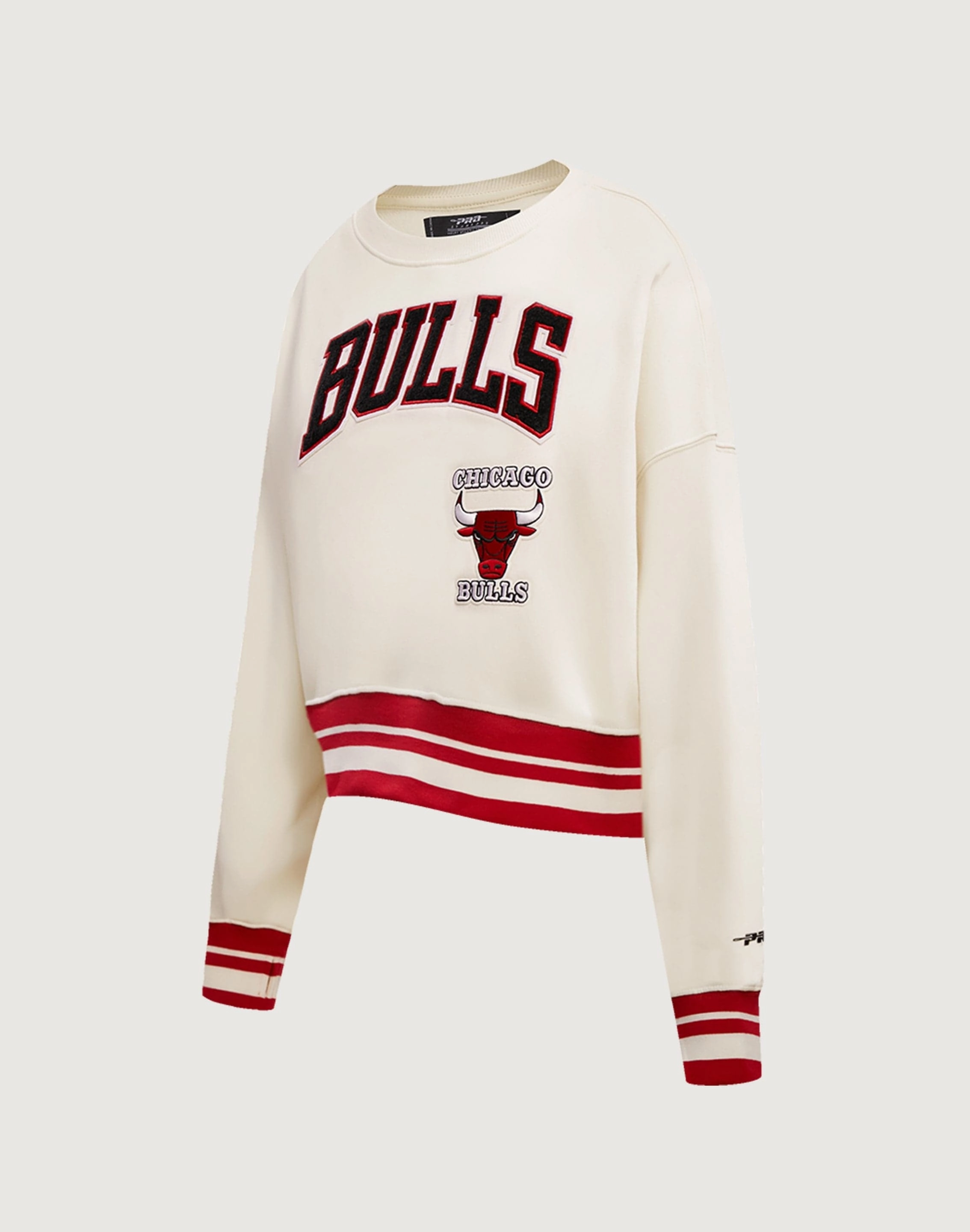 Seamless Internal Structure Layered Chic Pro Standard NBA Chicago Bulls Retro Classic Crewneck