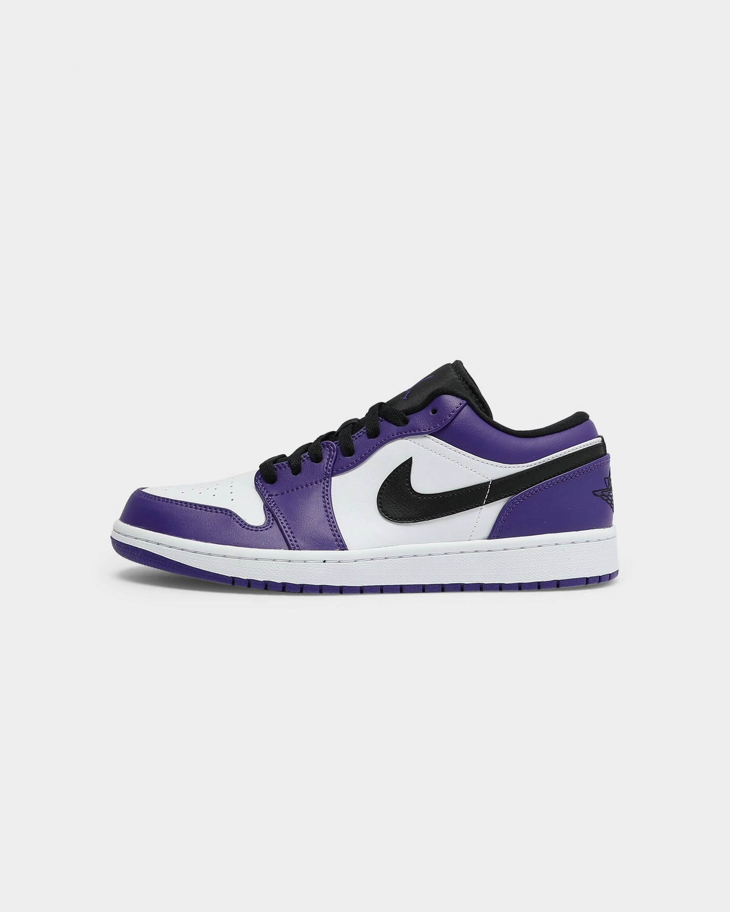 Jordan Men's Air Jordan 1 Low "Court Purple" Purple/Black/White chief Reliable Grip