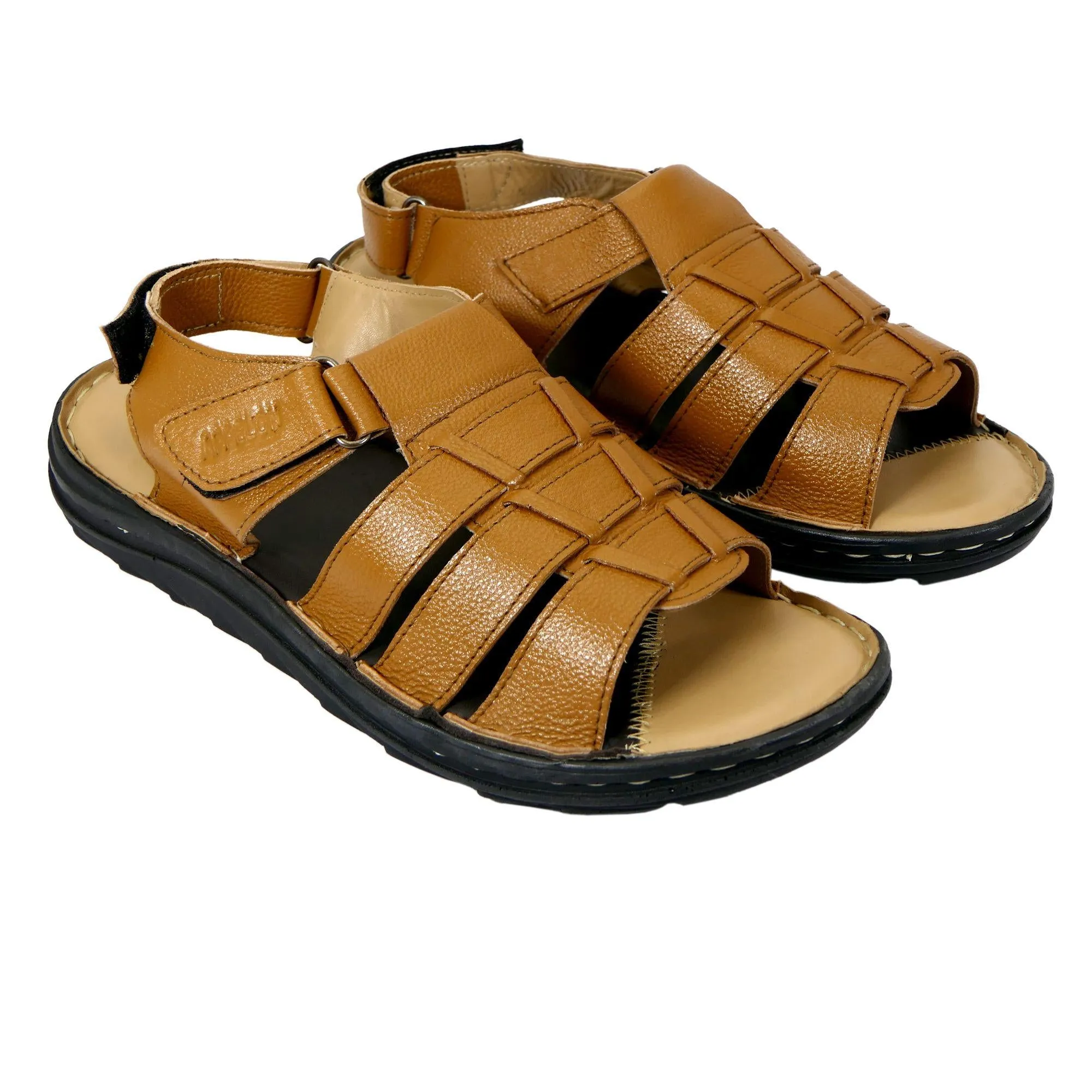 Tension Balanced Lacing AM PM Men's Daily wear Leather Sandals