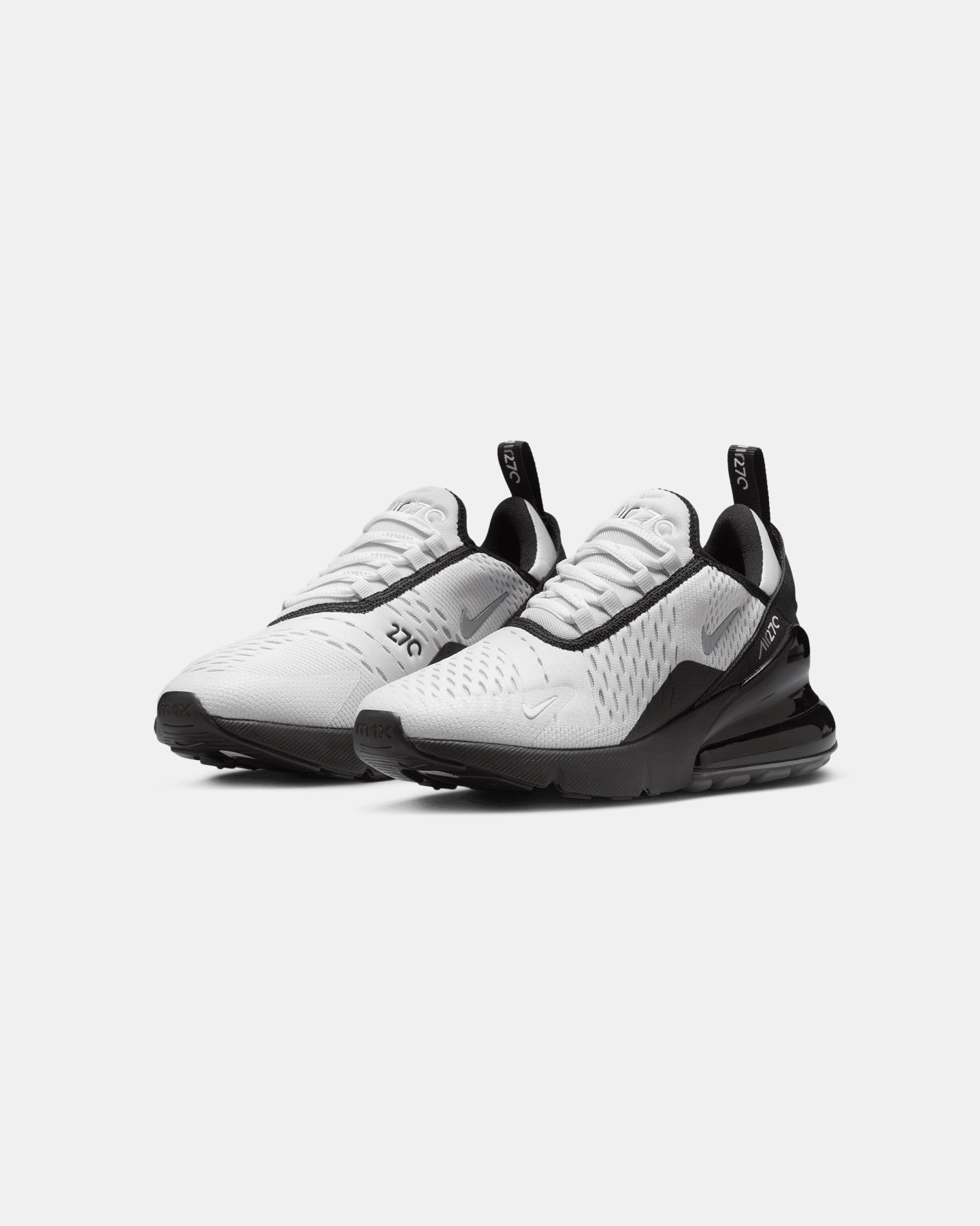 Nike Kids' Air Max 270 (GS) Photon Dust/Cool Grey Anti Odor Coating AdjustableStrap