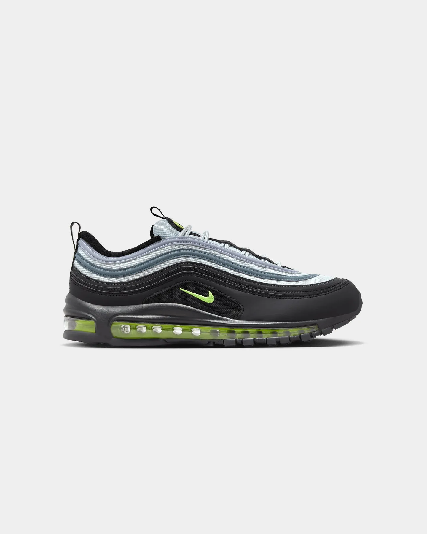 Nike Air Max 97 Pure Platinum/Volt Heat Sealed Seam Technology Sock Liner Technology