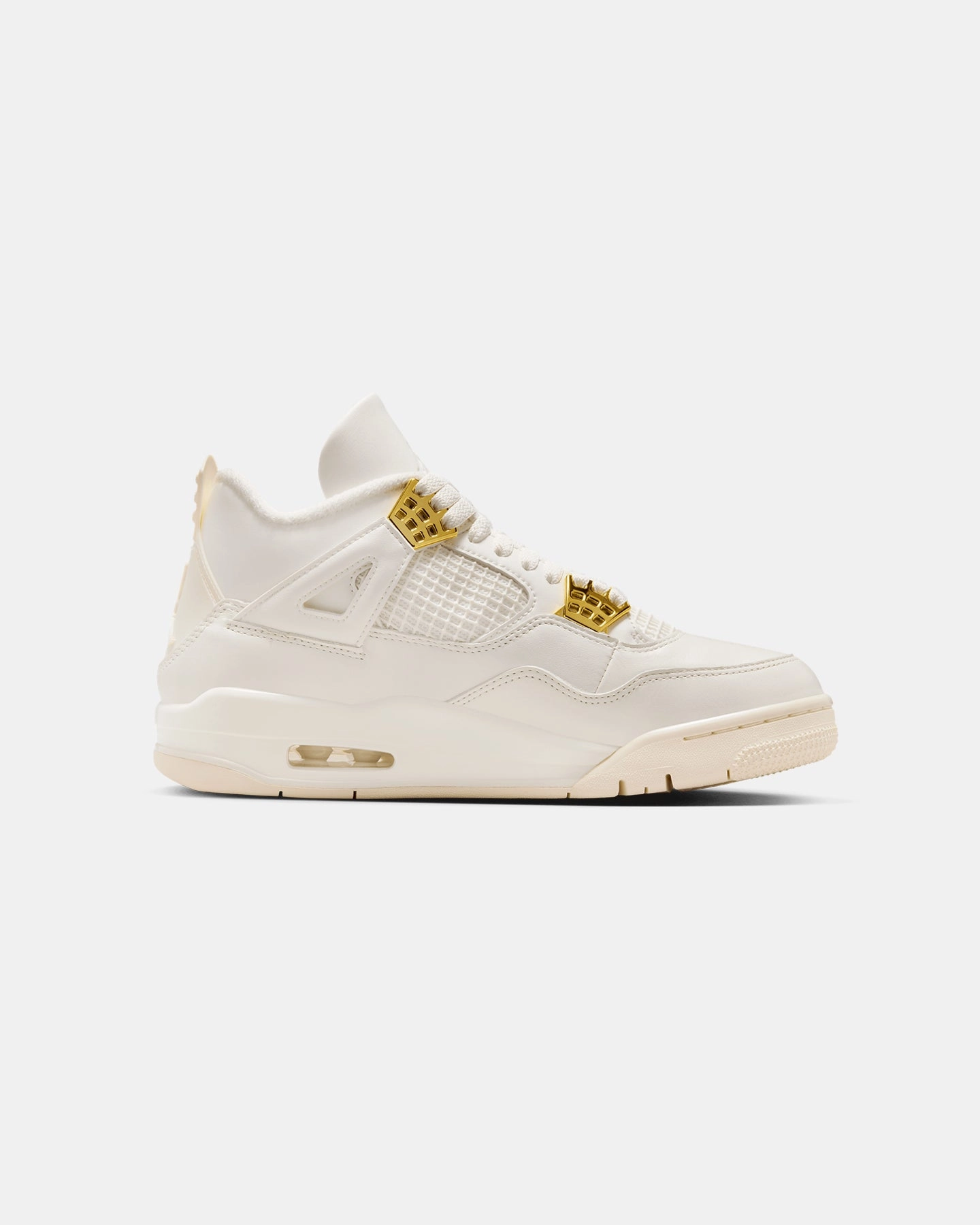 Jordan Women's Air Jordan 4 Retro "White And Gold" Sail/Metallic Gold martial artists Slim Comfort