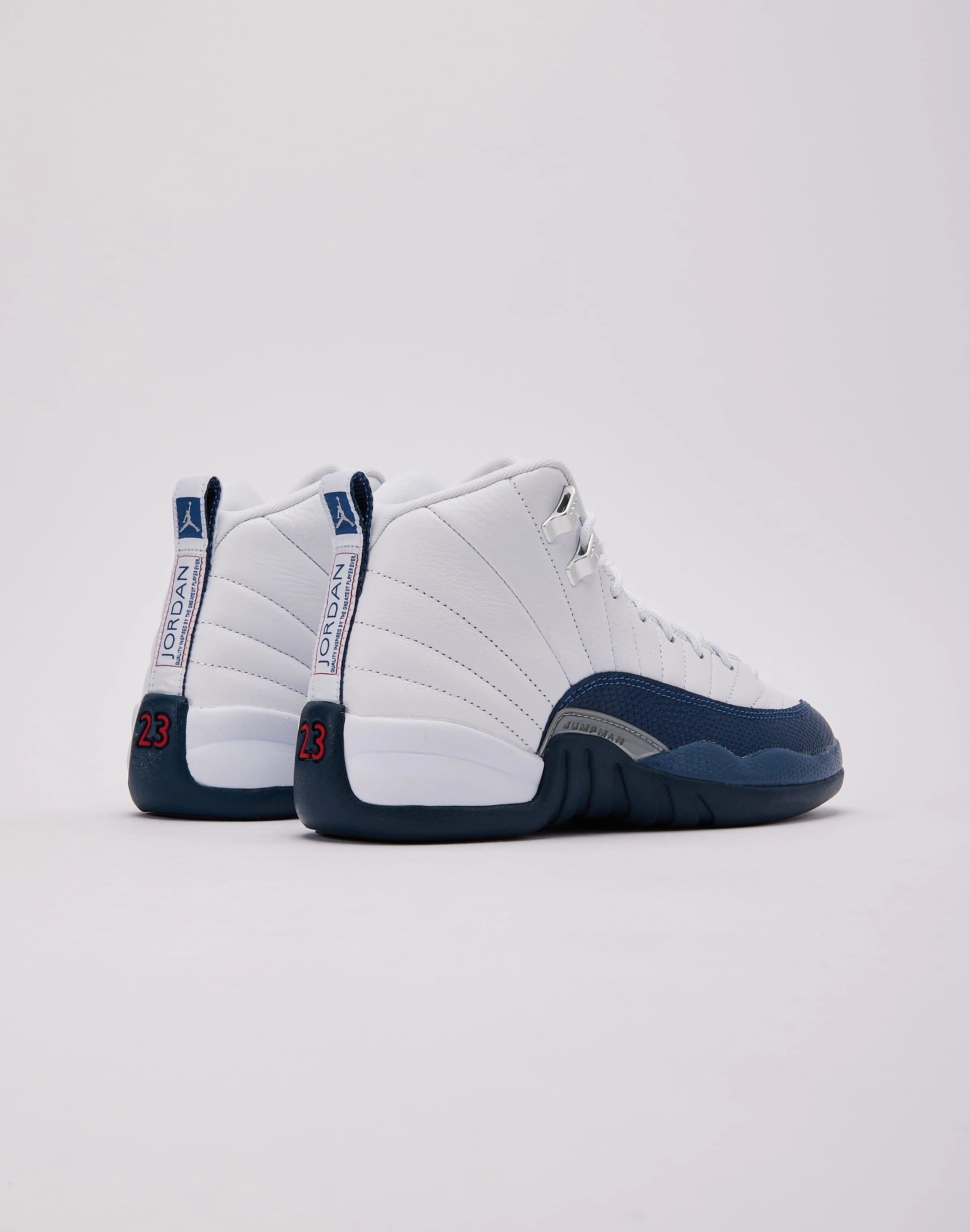 Dynamic Arch Support Orthopedic Contour Design Jordan Air Jordan 12 Retro 'French Blue and White' Grade-School