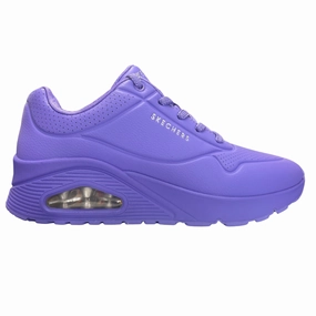 Skechers Women's 177480 Uno Envy - Pointed Bliss Purple Casual Shoes Dynamic Motion Lightweight Chassis