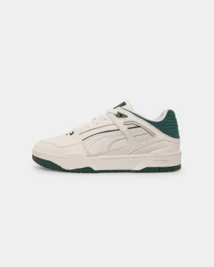 Puma Slipstream White/Green Compression Molded Sole Luxurious Comfort